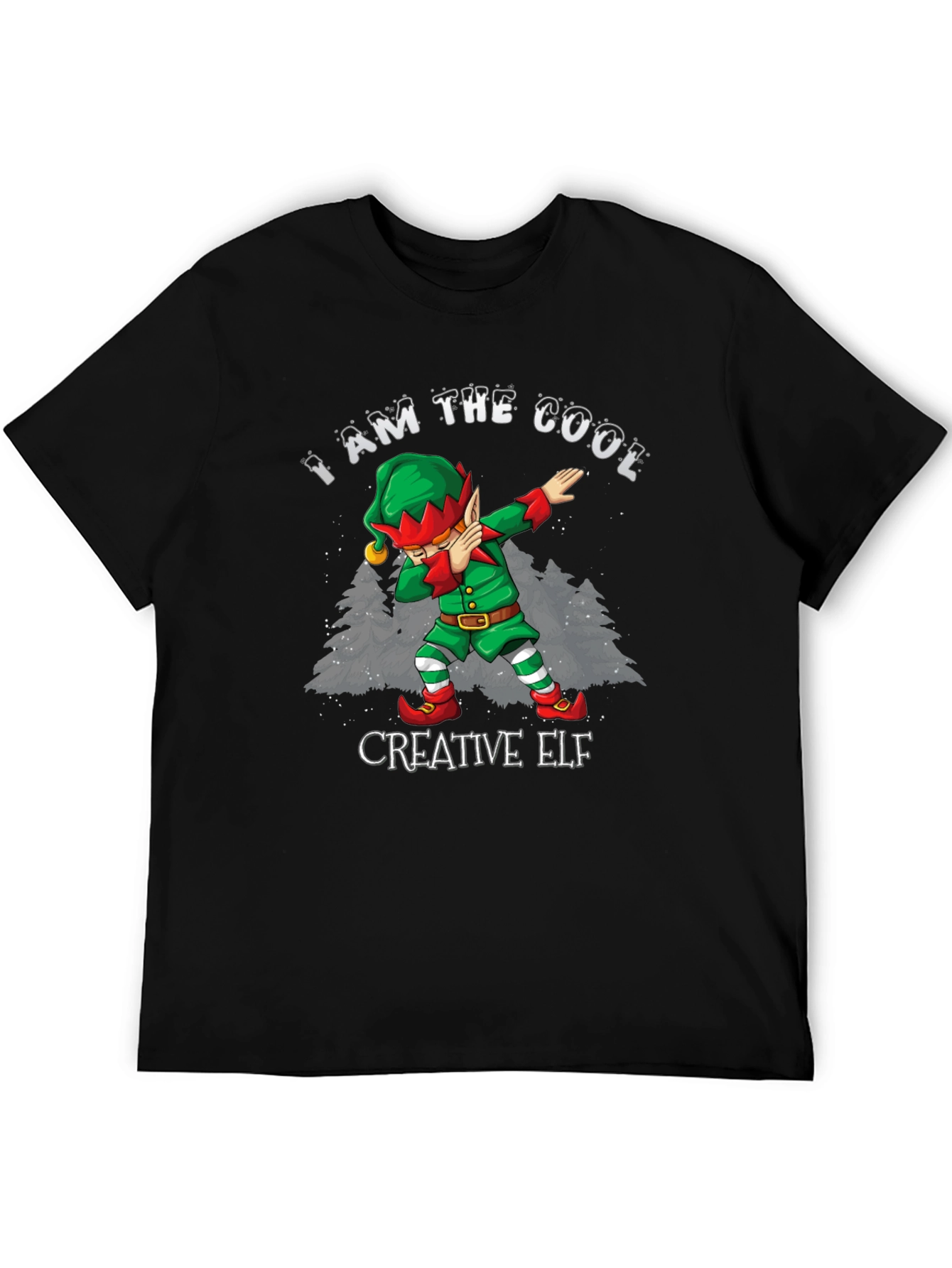 Cool Creative Elf Christmas T-Shirt