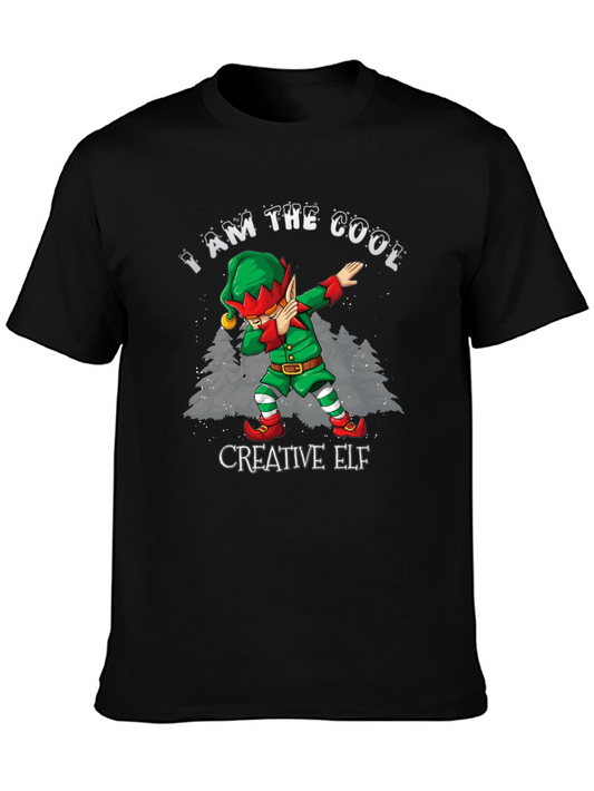 Cool Creative Elf Christmas T-Shirt