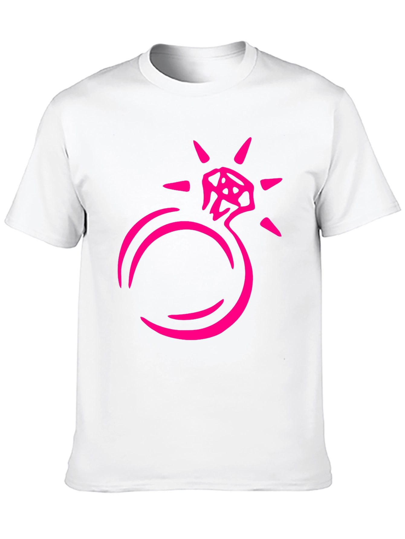 Diamond Ring Graphic Tee - Black