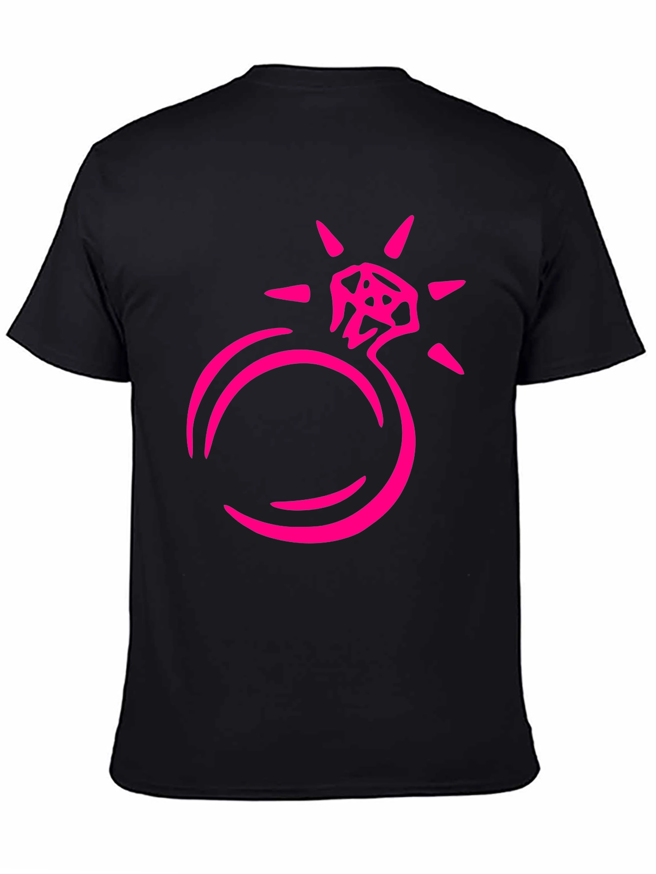 Diamond Ring Graphic Tee - Black