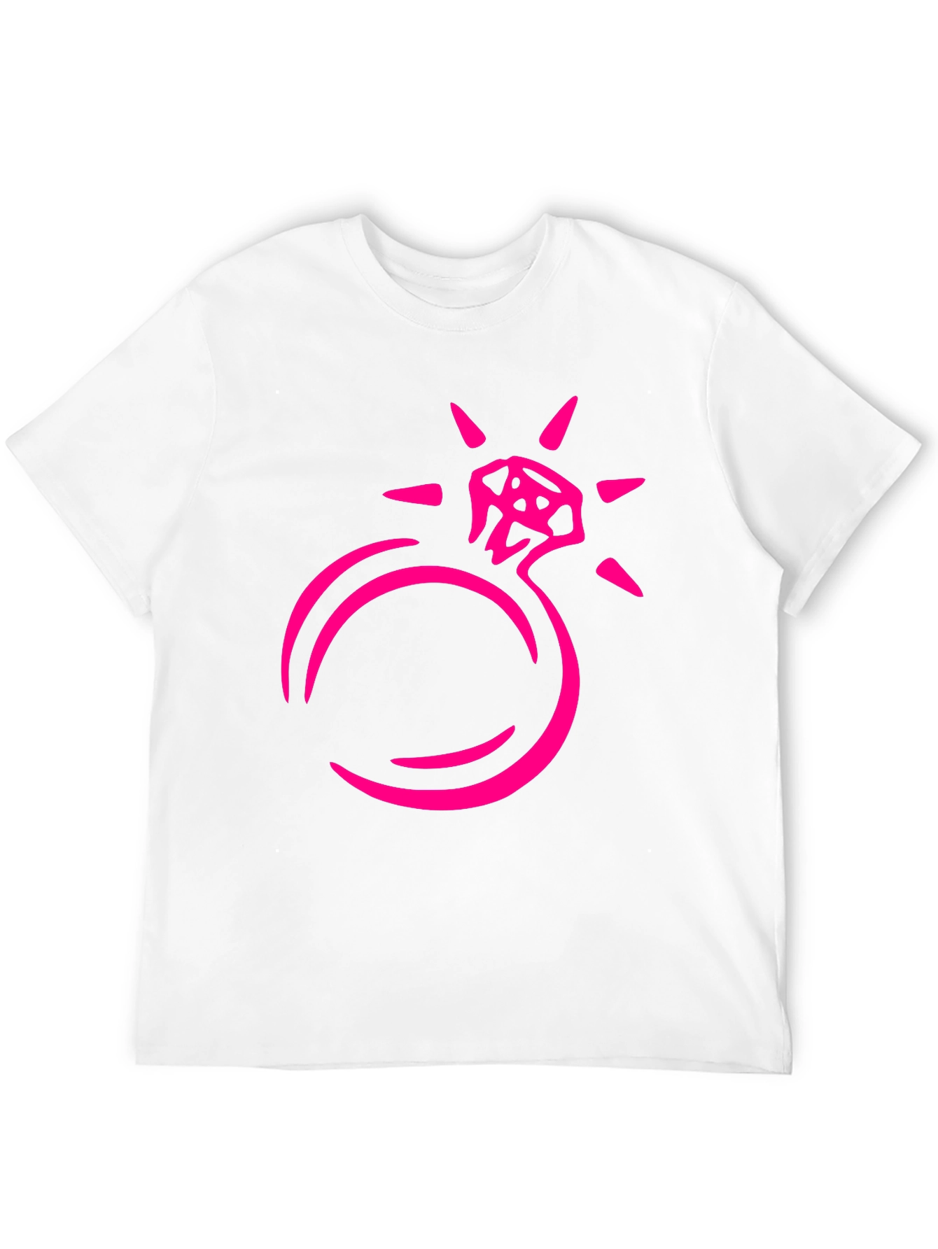Diamond Ring Graphic Tee - Black