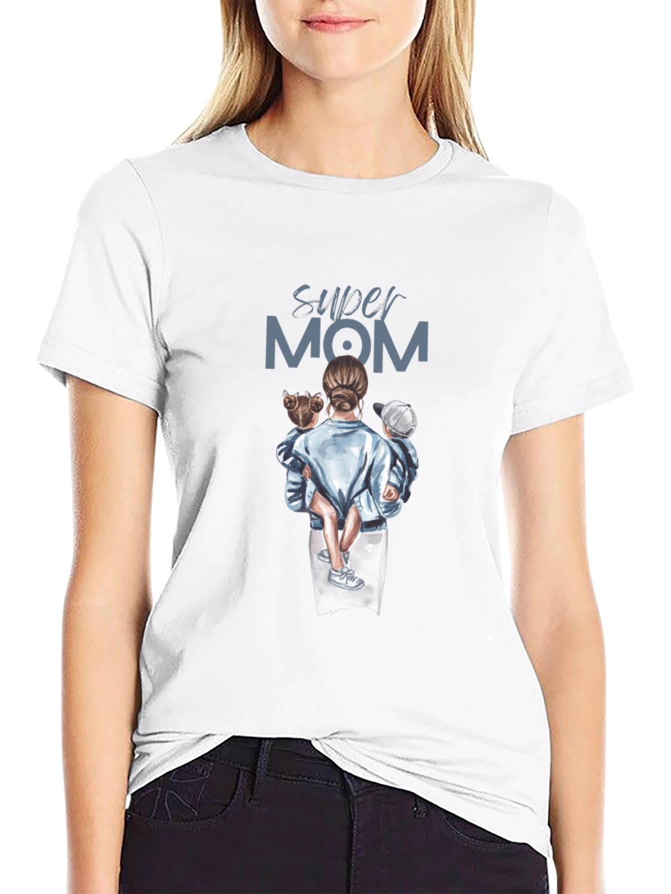 Super Mom T-Shirt - Graphic Tee Mothers Day Gift
