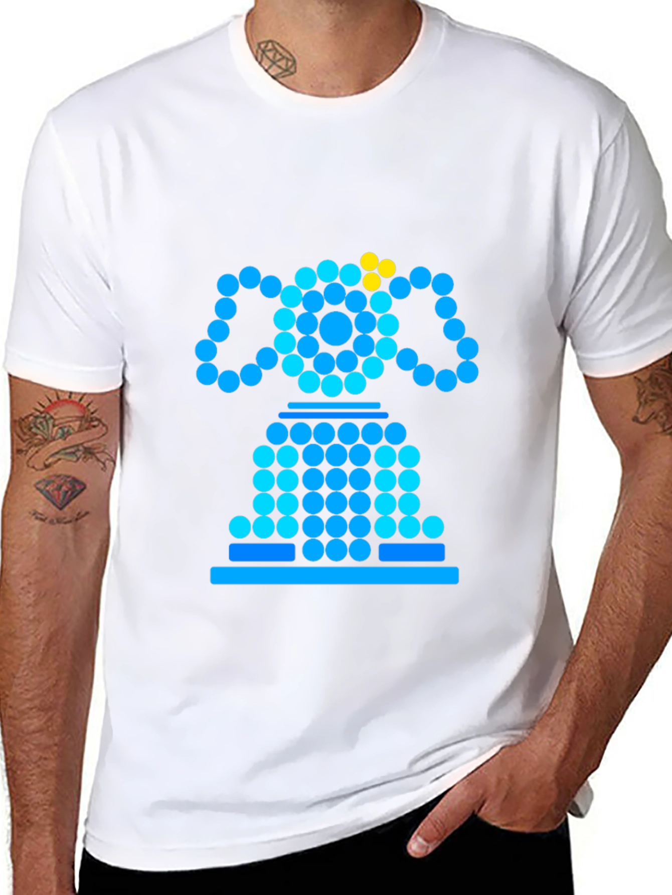 Retro Robot T-Shirt - Graphic Tee