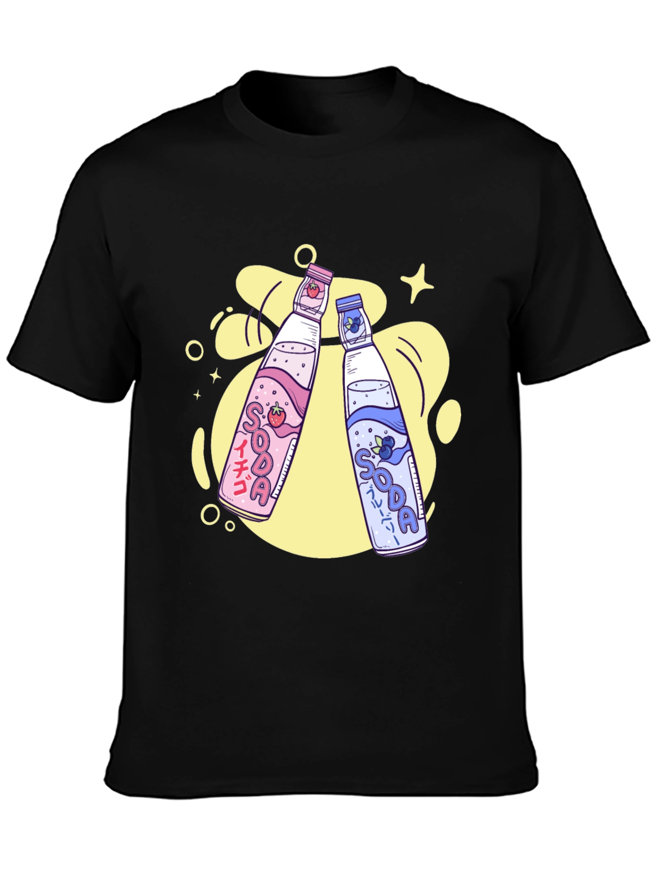 Kawaii Soda Pop Graphic Tee - Unisex