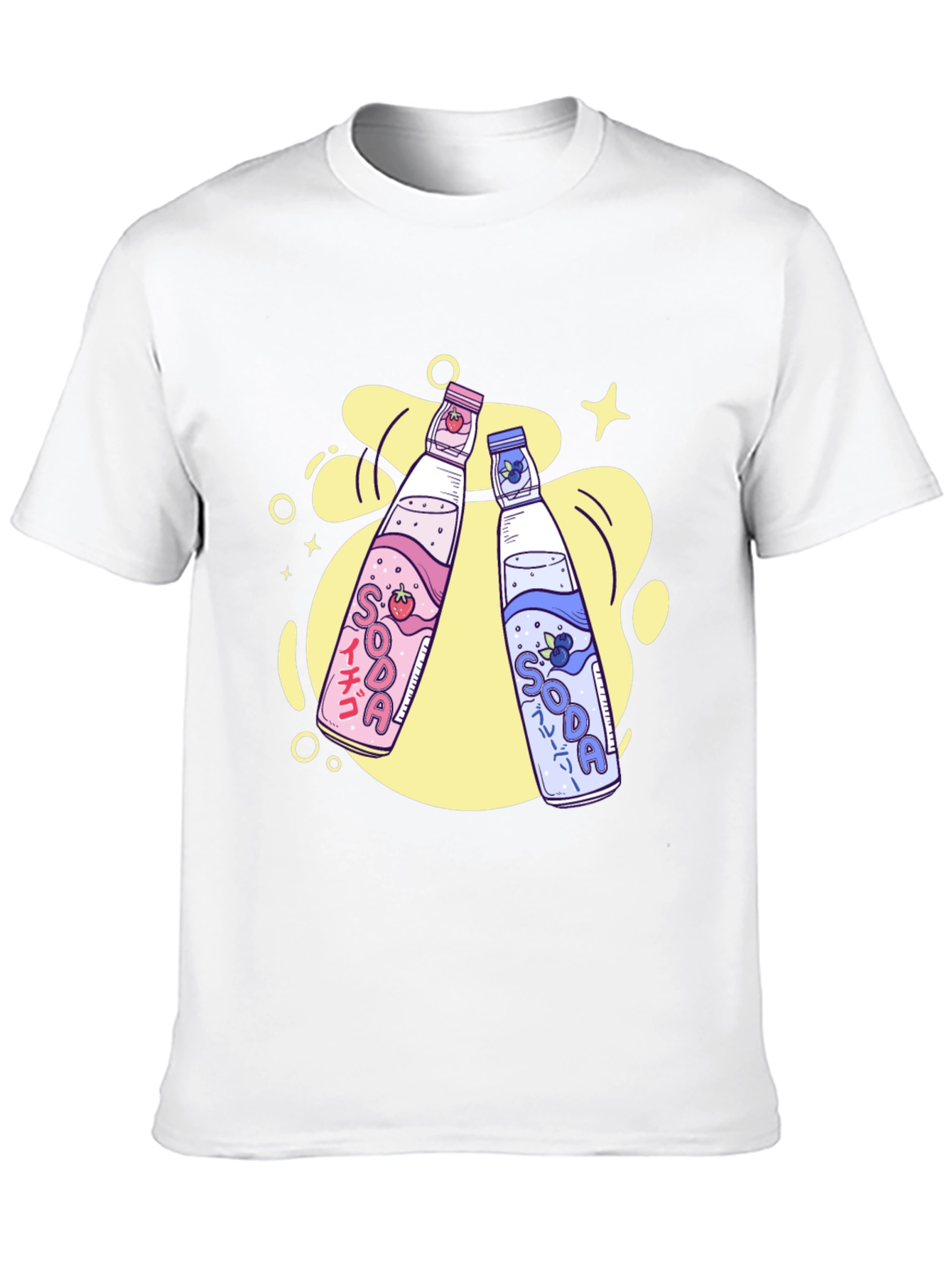 Kawaii Soda Pop Graphic Tee - Unisex
