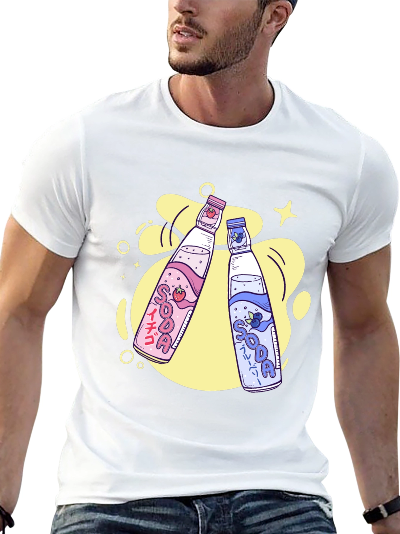 Kawaii Soda Pop Graphic Tee - Unisex