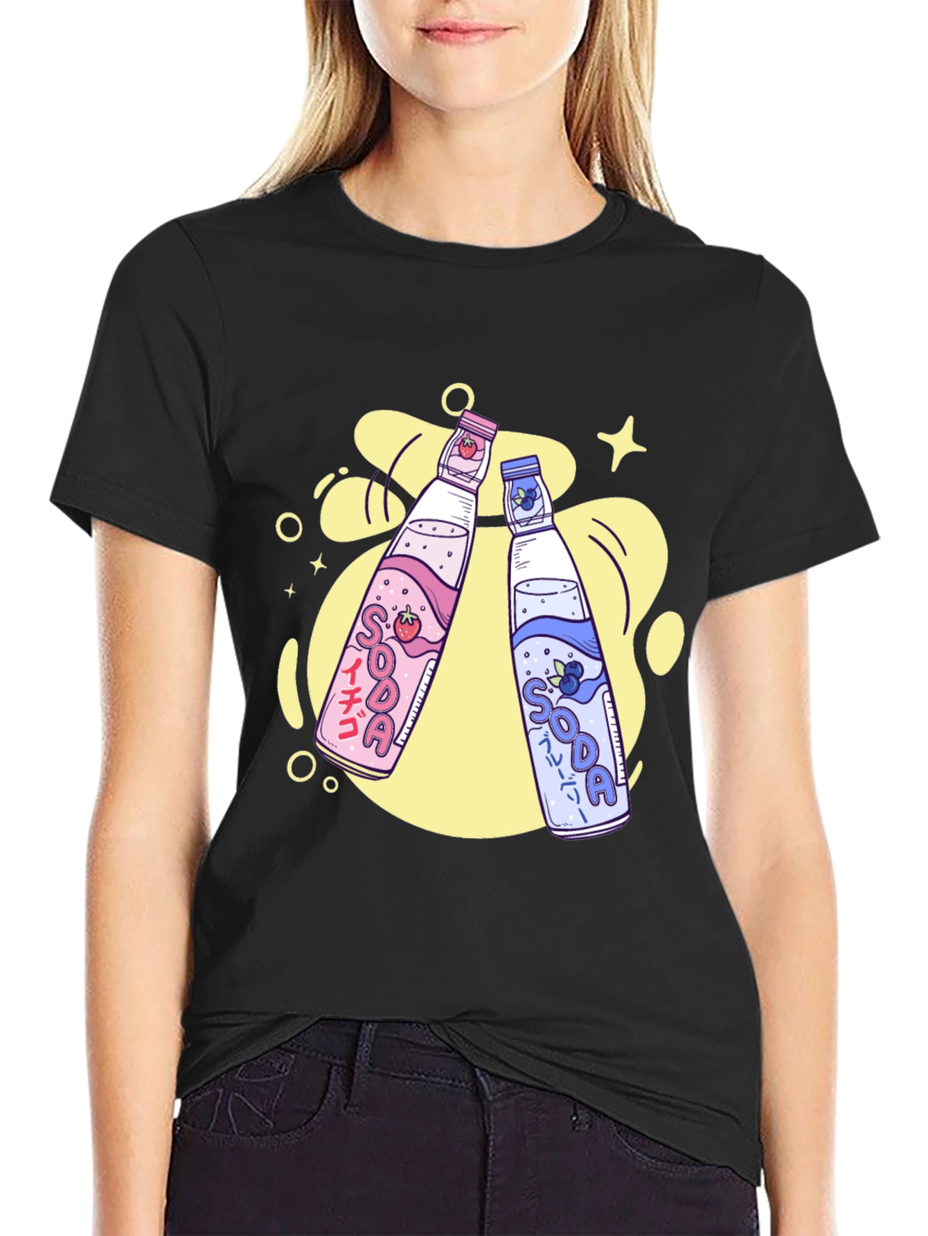 Kawaii Soda Pop Graphic Tee - Unisex