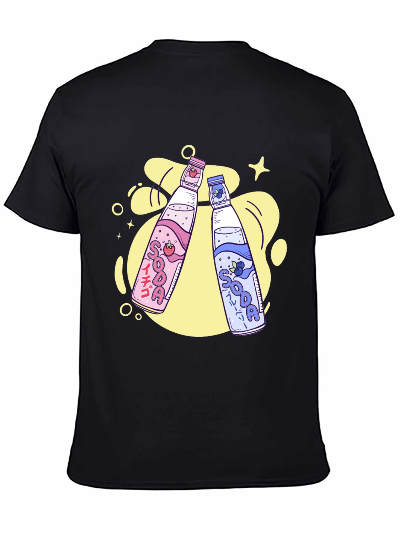 Kawaii Soda Pop Graphic Tee - Unisex