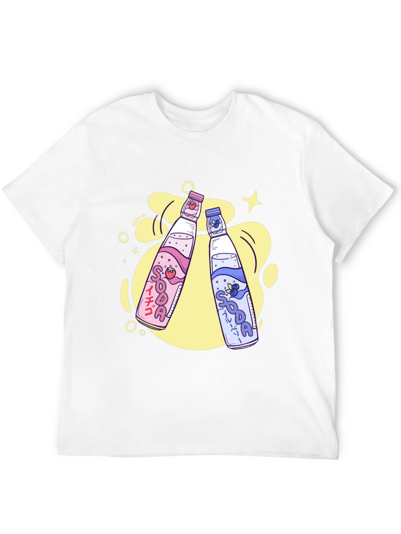 Kawaii Soda Pop Graphic Tee - Unisex
