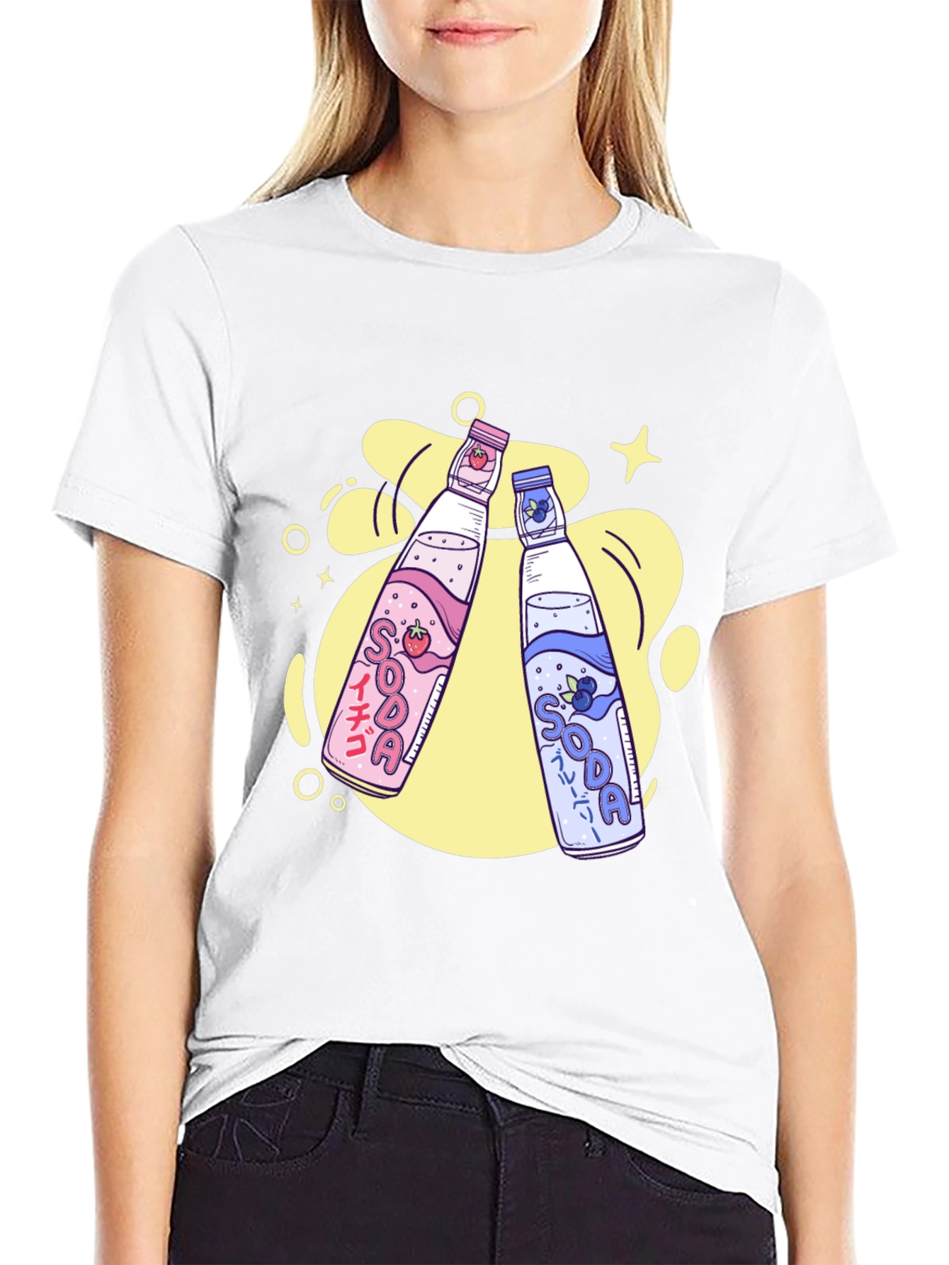 Kawaii Soda Pop Graphic Tee - Unisex