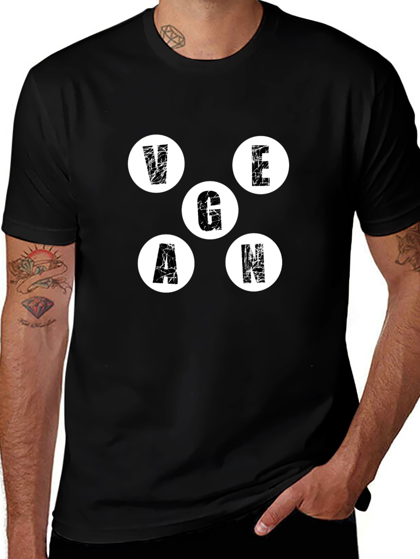 Vegan Black T-Shirt
