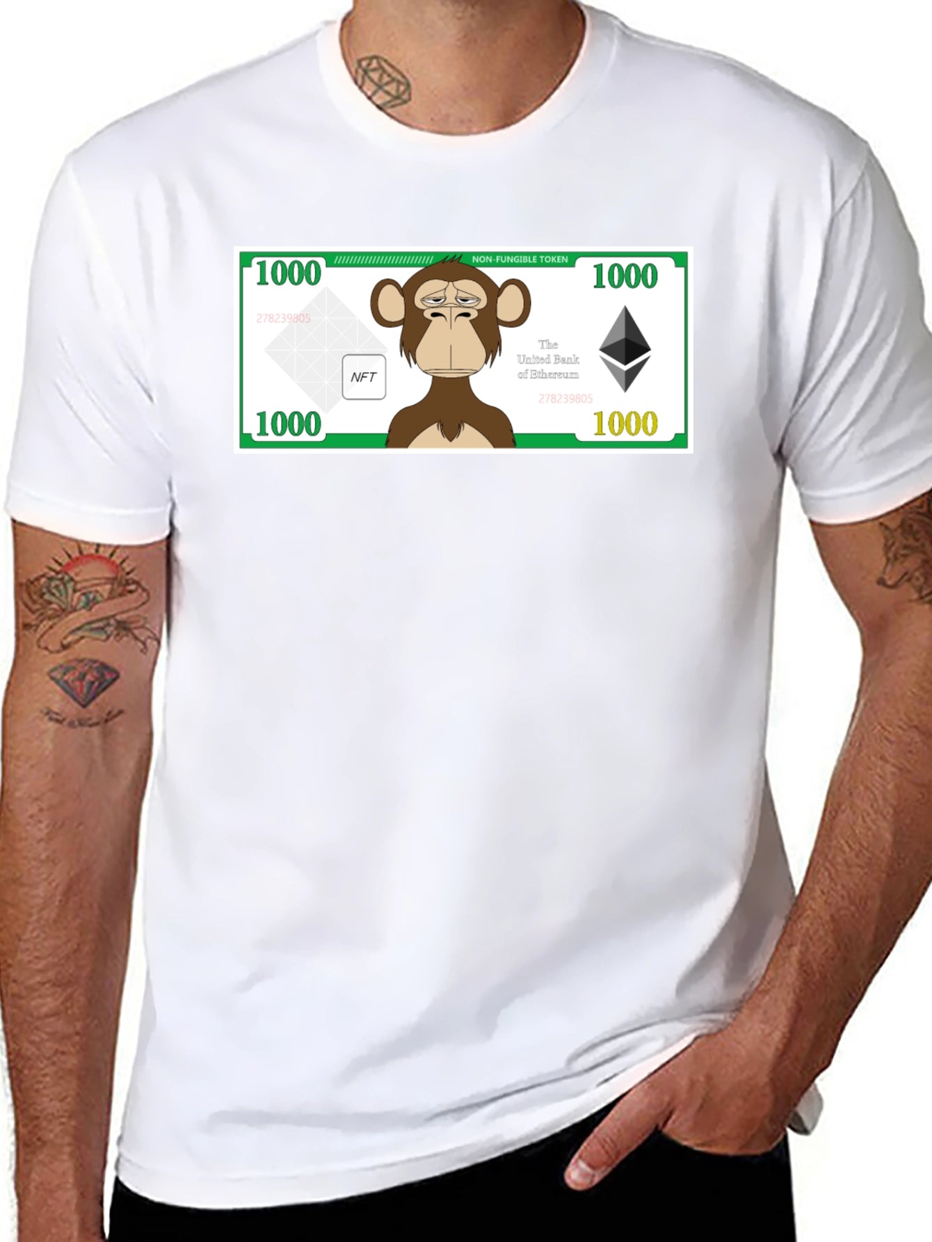 NFT Bored Ape Funny Money T-Shirt