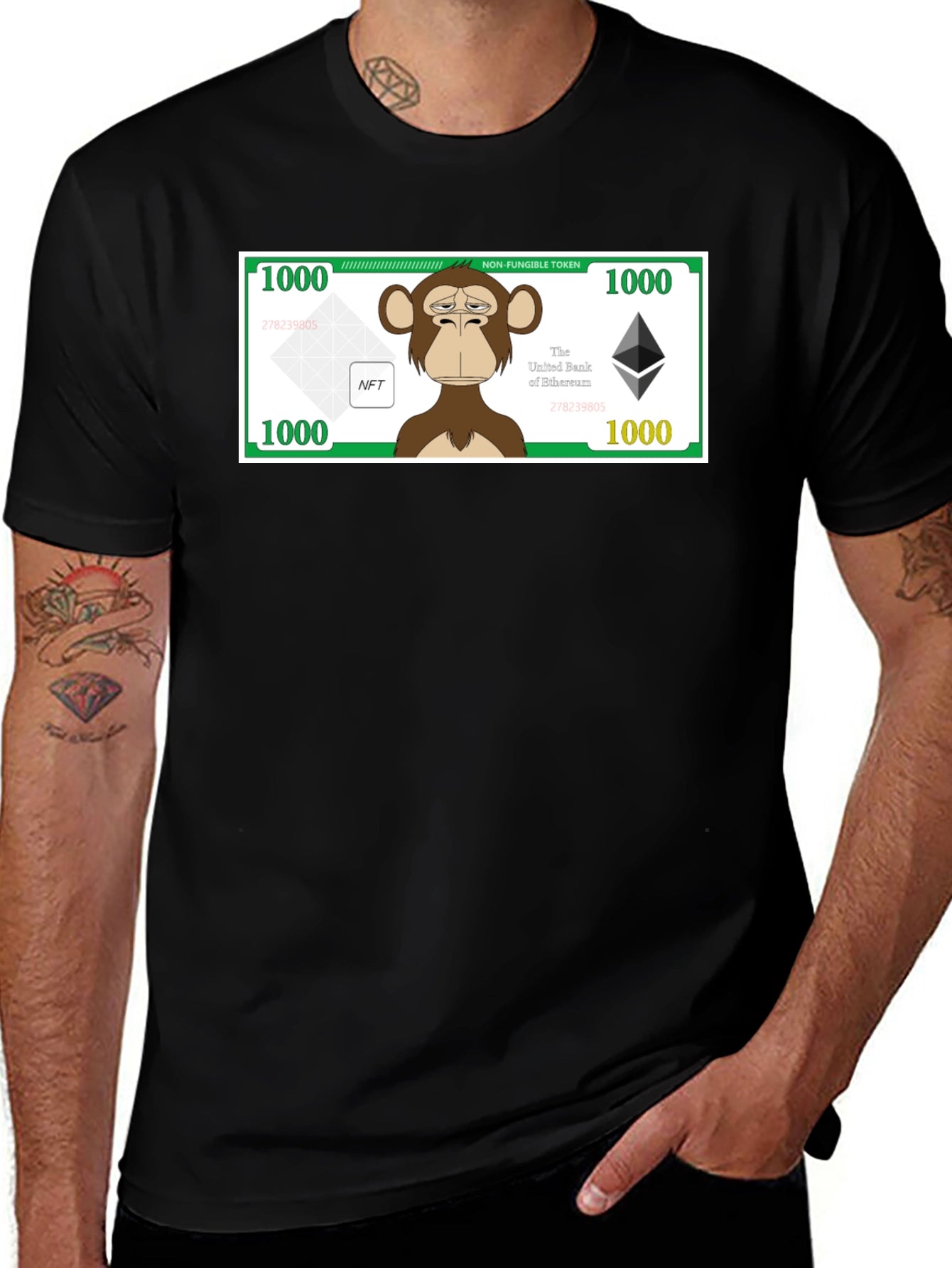 NFT Bored Ape Funny Money T-Shirt