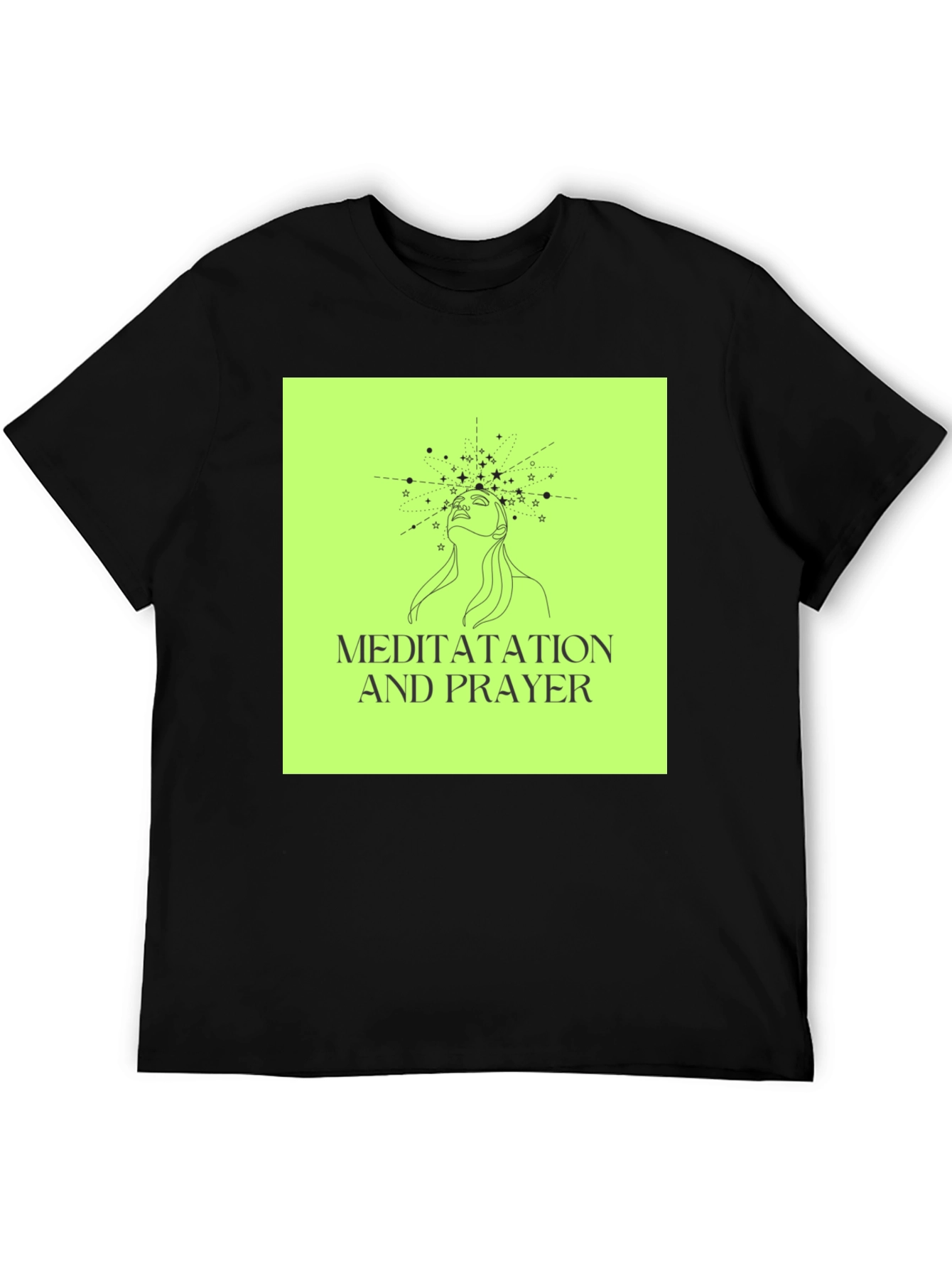 Meditatation and Prayer T-Shirt Spiritual Design