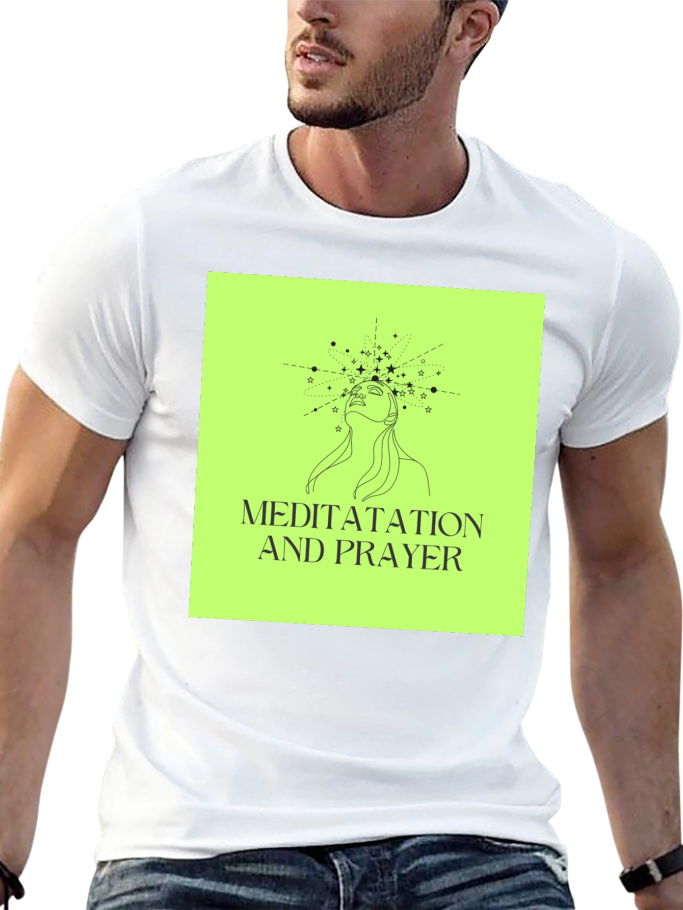 Meditatation and Prayer T-Shirt Spiritual Design