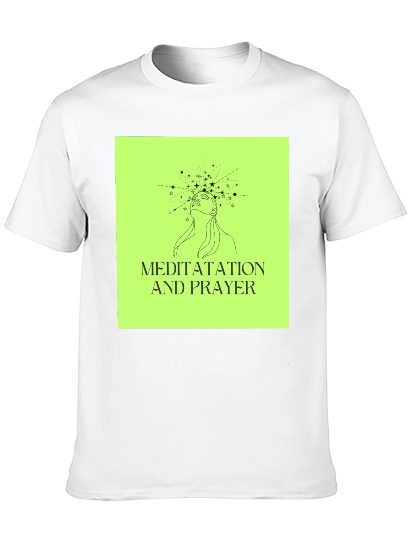 Meditatation and Prayer T-Shirt Spiritual Design
