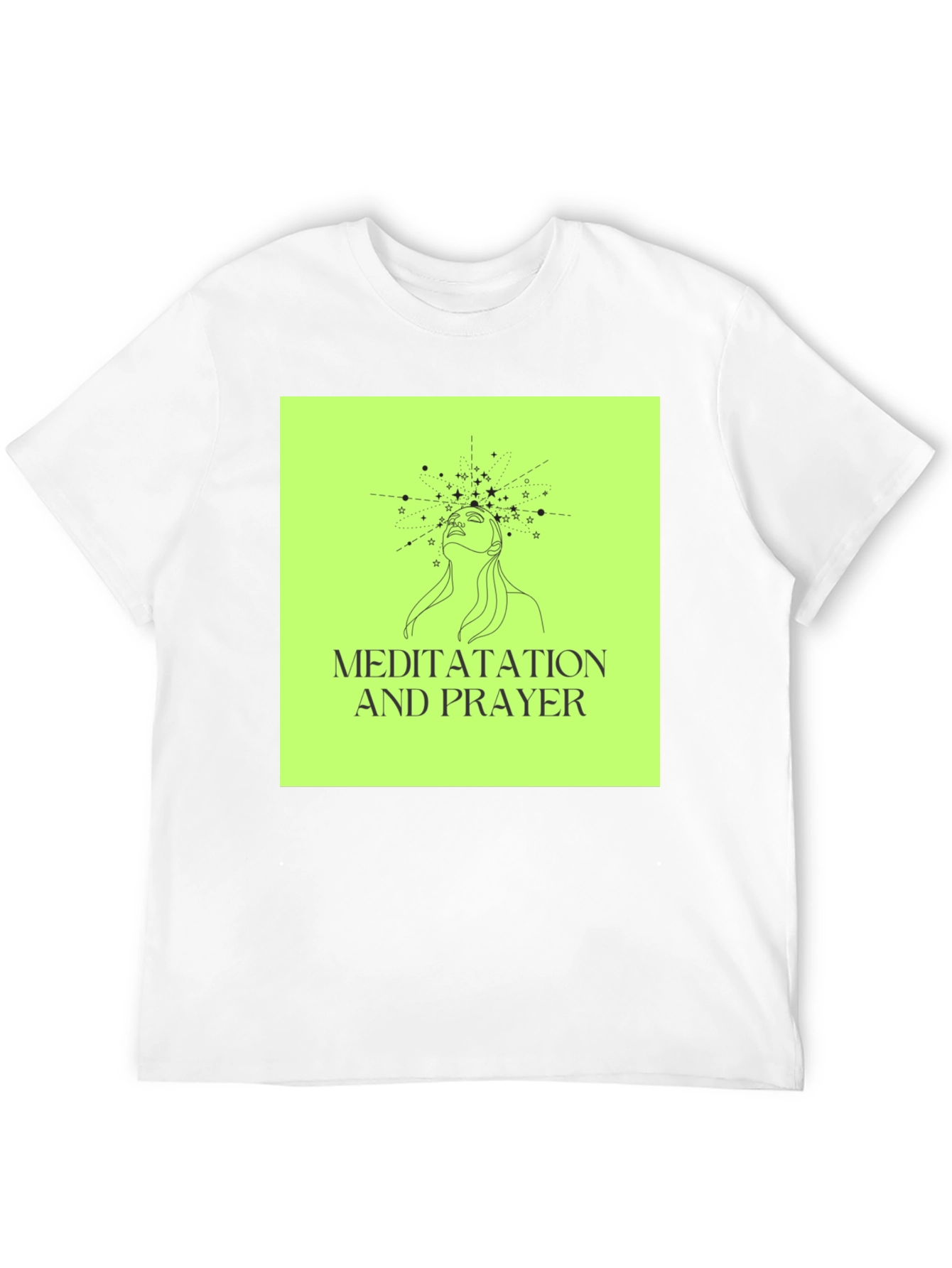 Meditatation and Prayer T-Shirt Spiritual Design