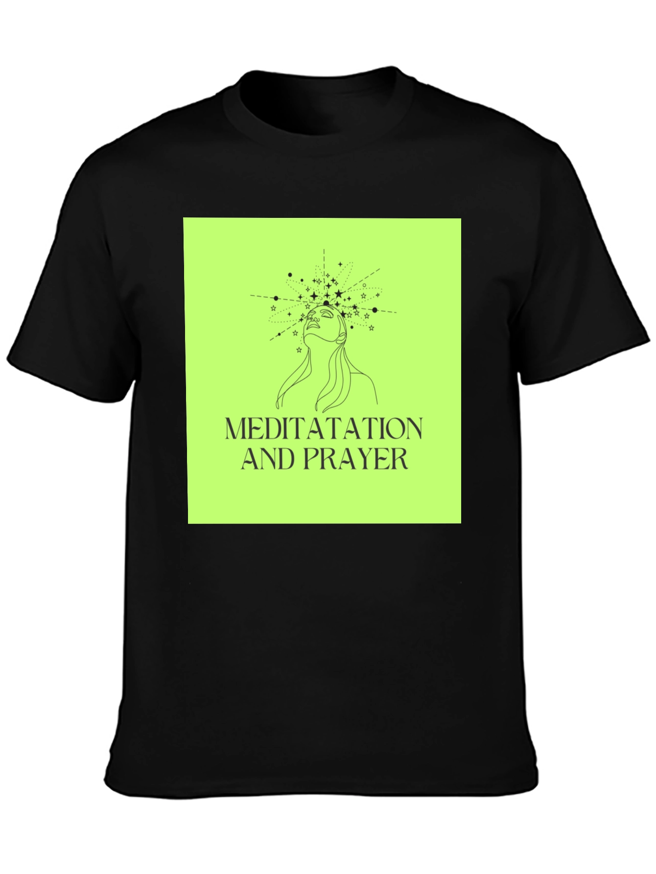 Meditatation and Prayer T-Shirt Spiritual Design