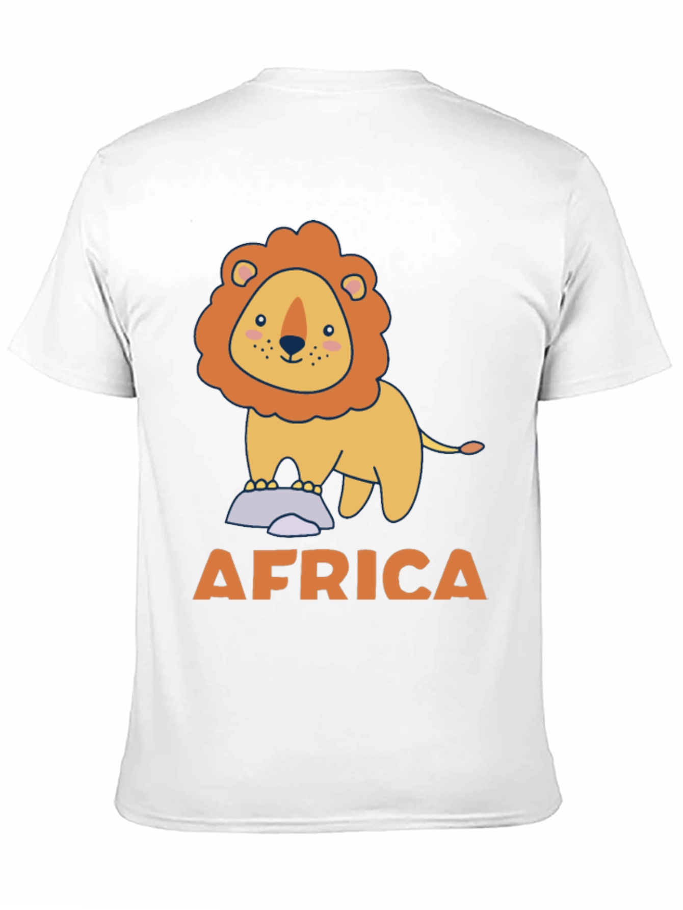 Africa Lion Graphic Tee - Soft Cotton Comfort