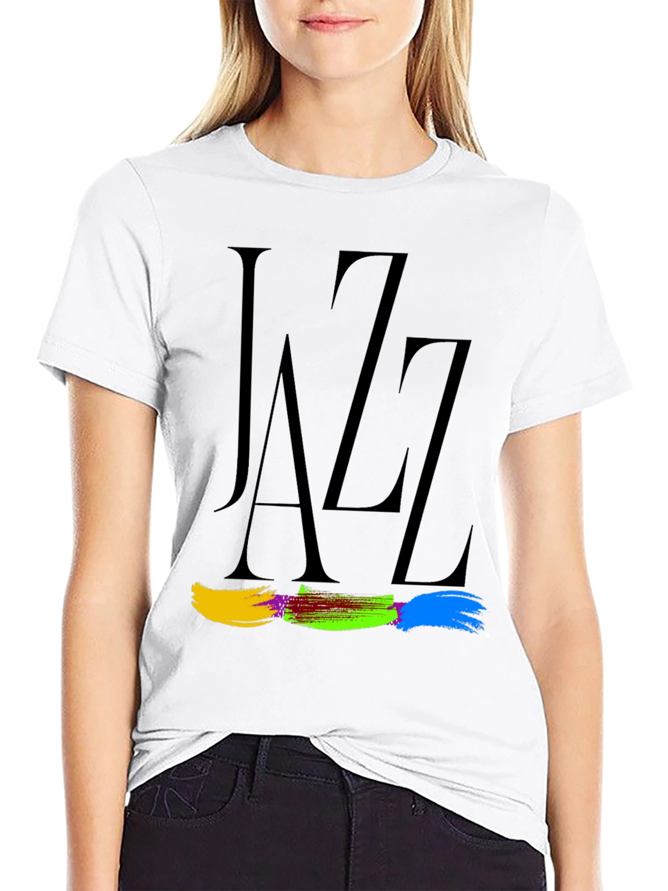 Jazz Typography Graphic Tee - Classic Style