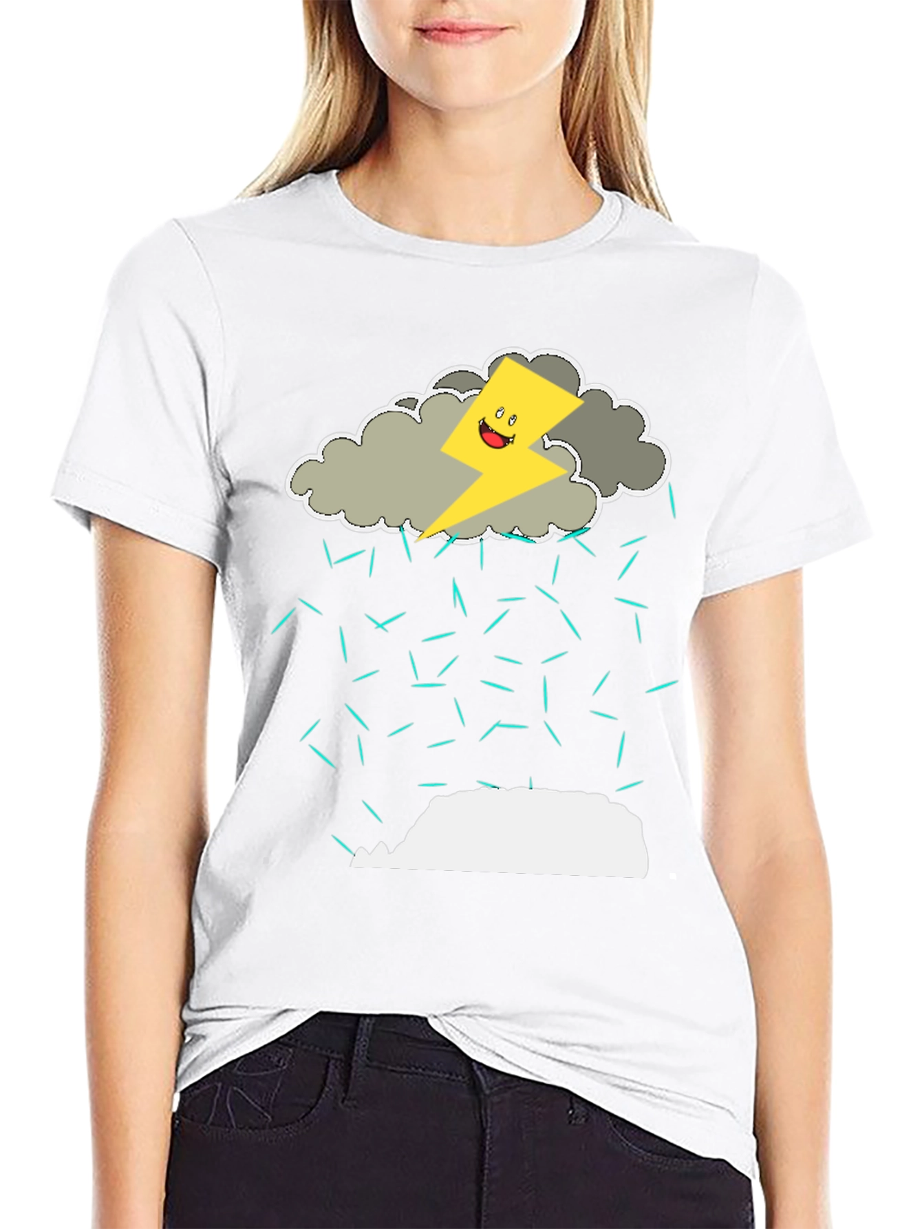 Funny Thunderstorm Graphic T-Shirt