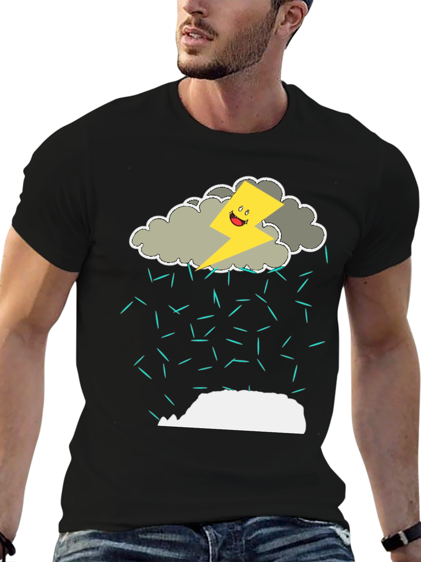 Funny Thunderstorm Graphic T-Shirt