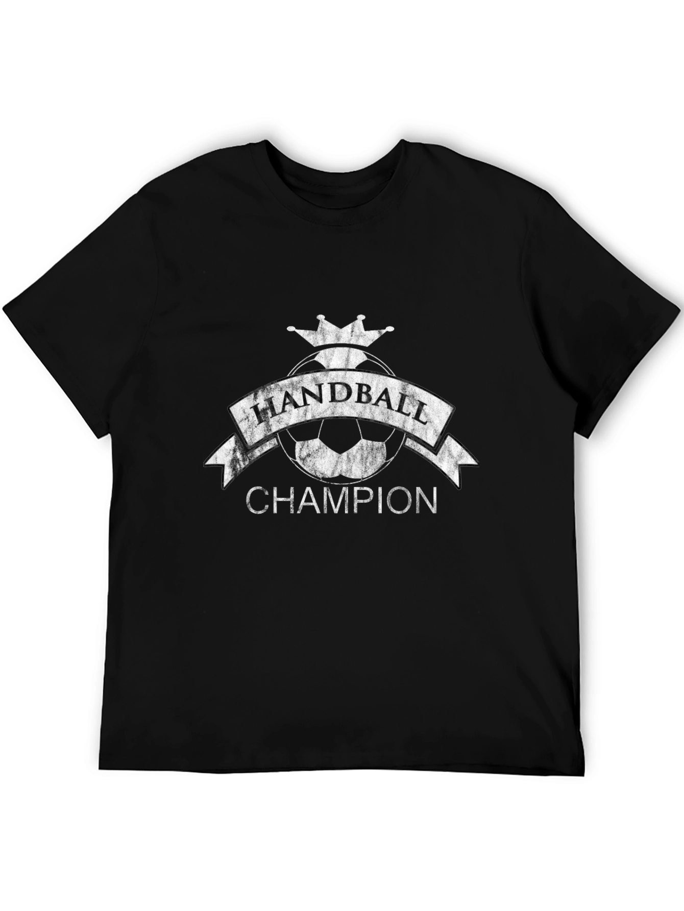 Handball Champion Black T-Shirt