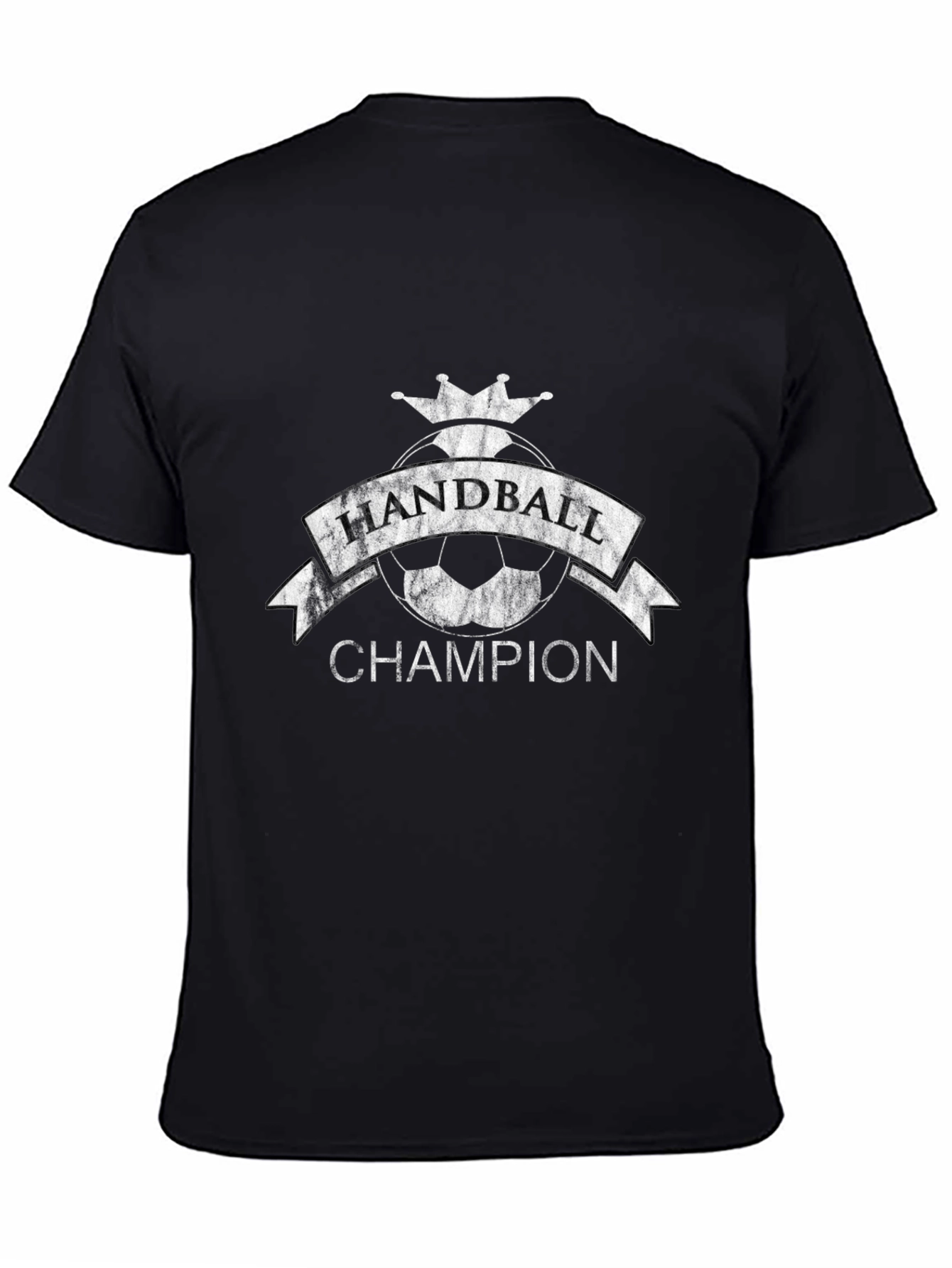 Handball Champion Black T-Shirt