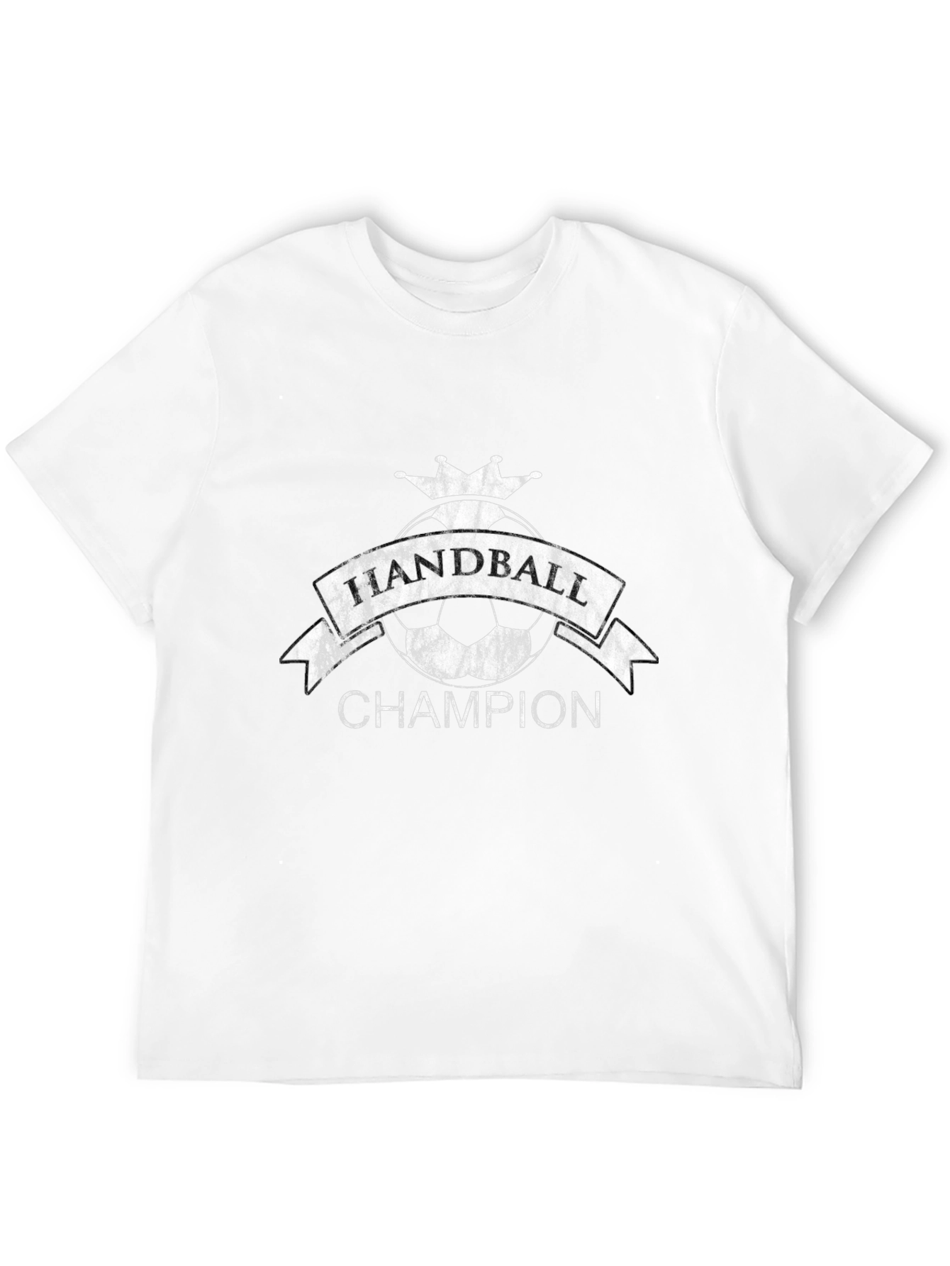 Handball Champion Black T-Shirt