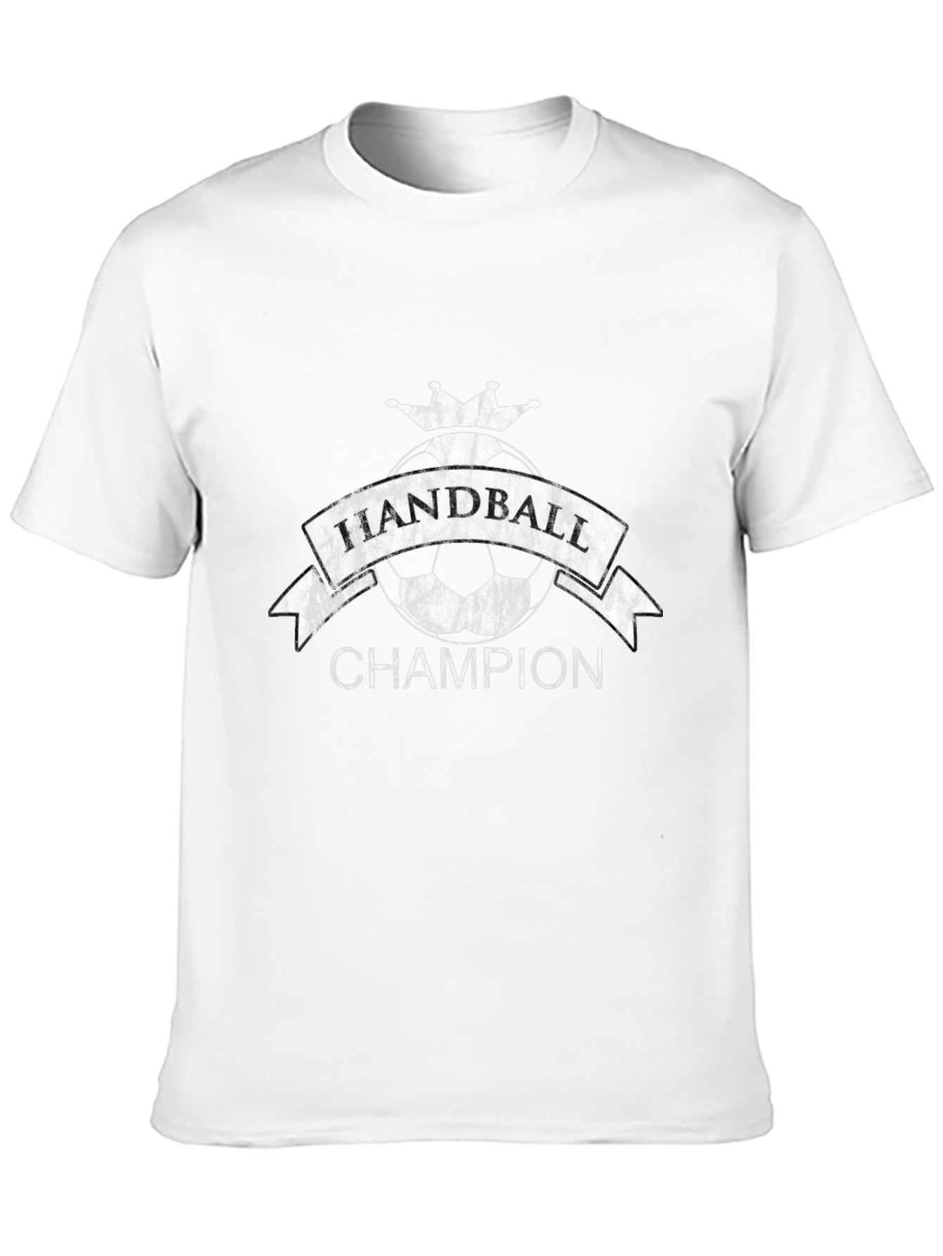 Handball Champion Black T-Shirt