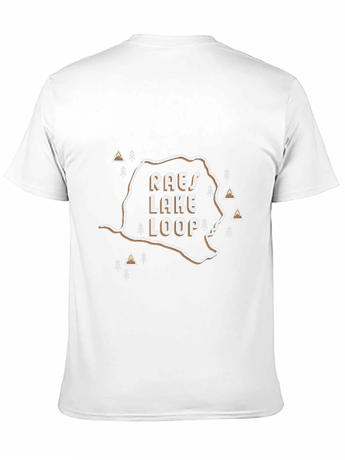 Raes Lake Loop Graphic Tee - Black