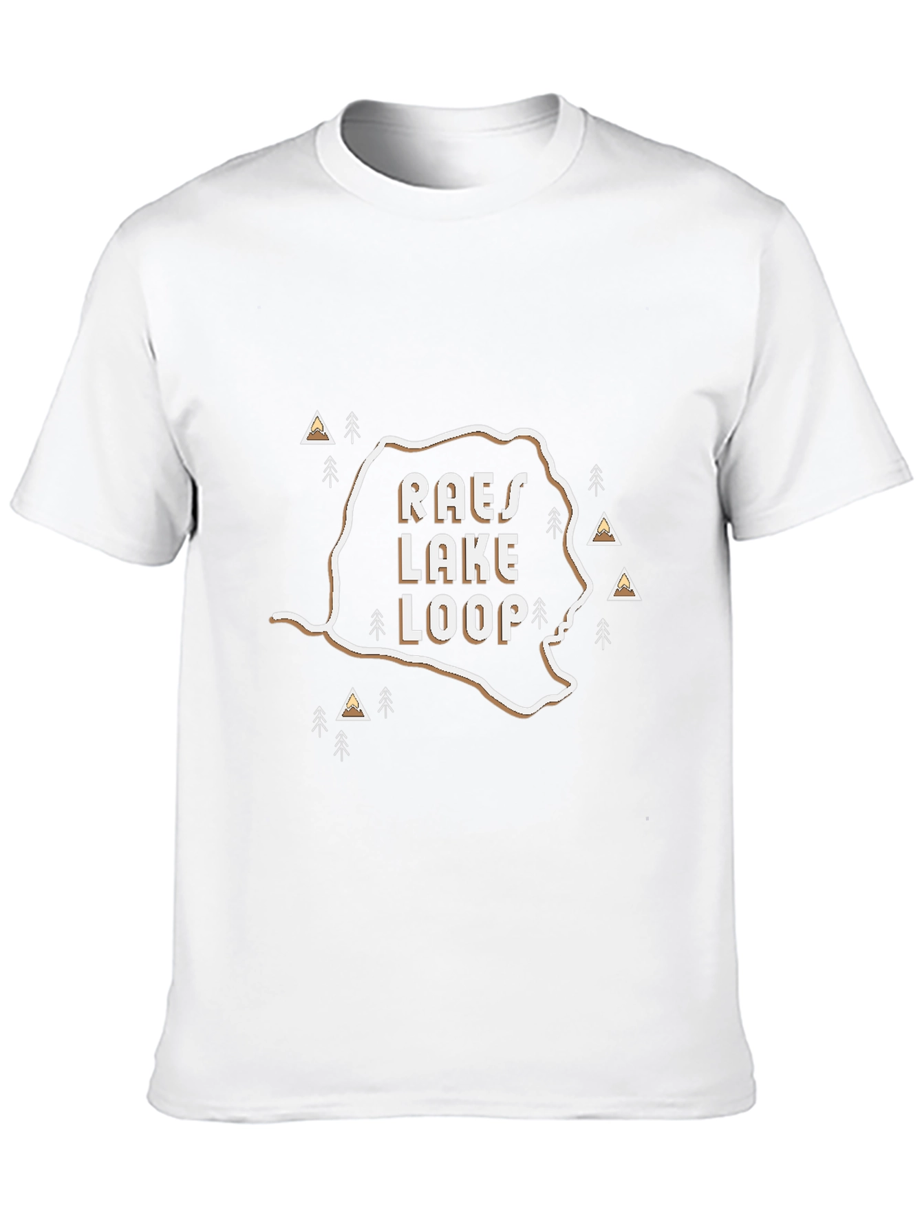 Raes Lake Loop Graphic Tee - Black