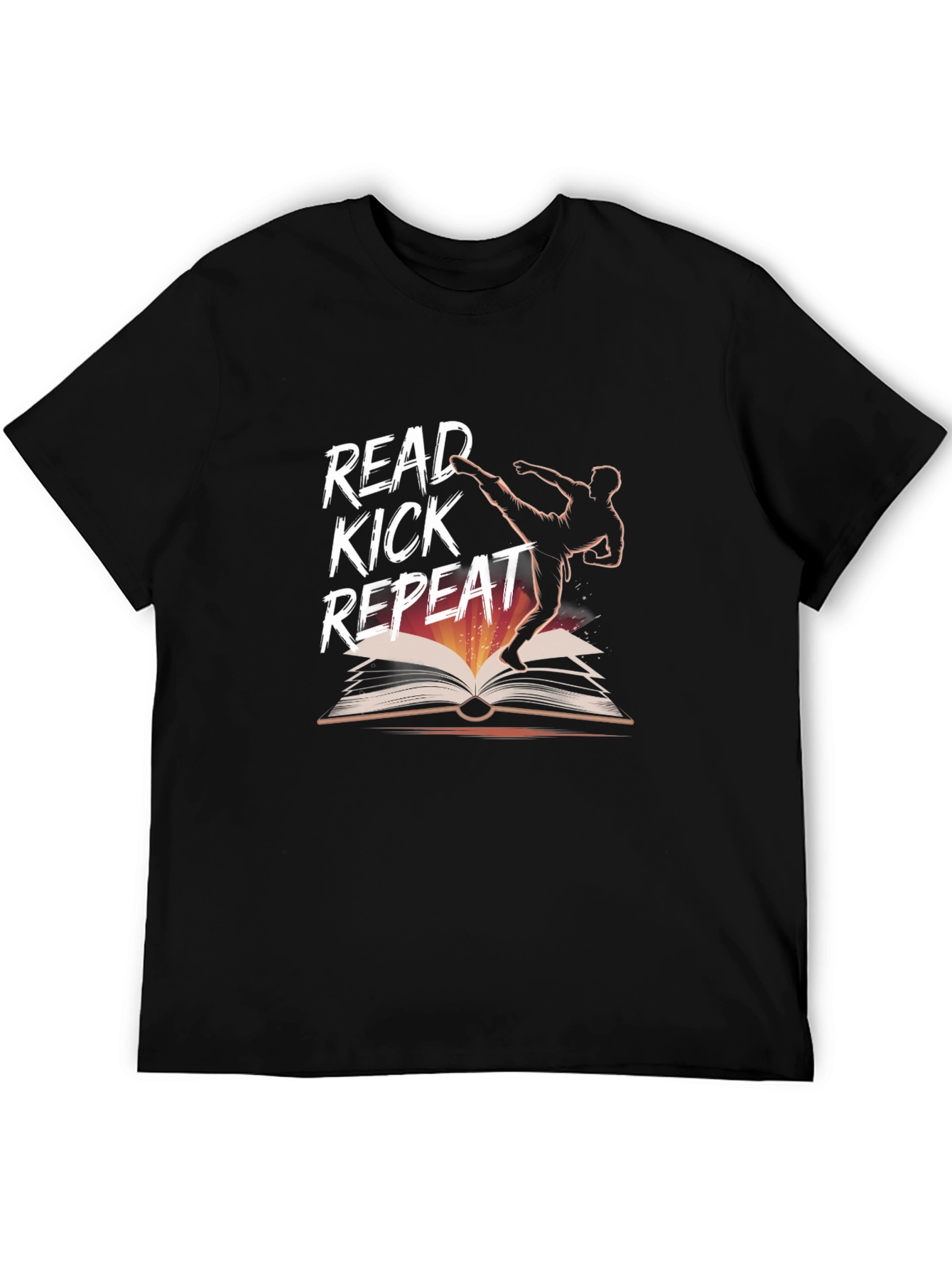 Read Kick Repeat Martial Arts T-Shirt