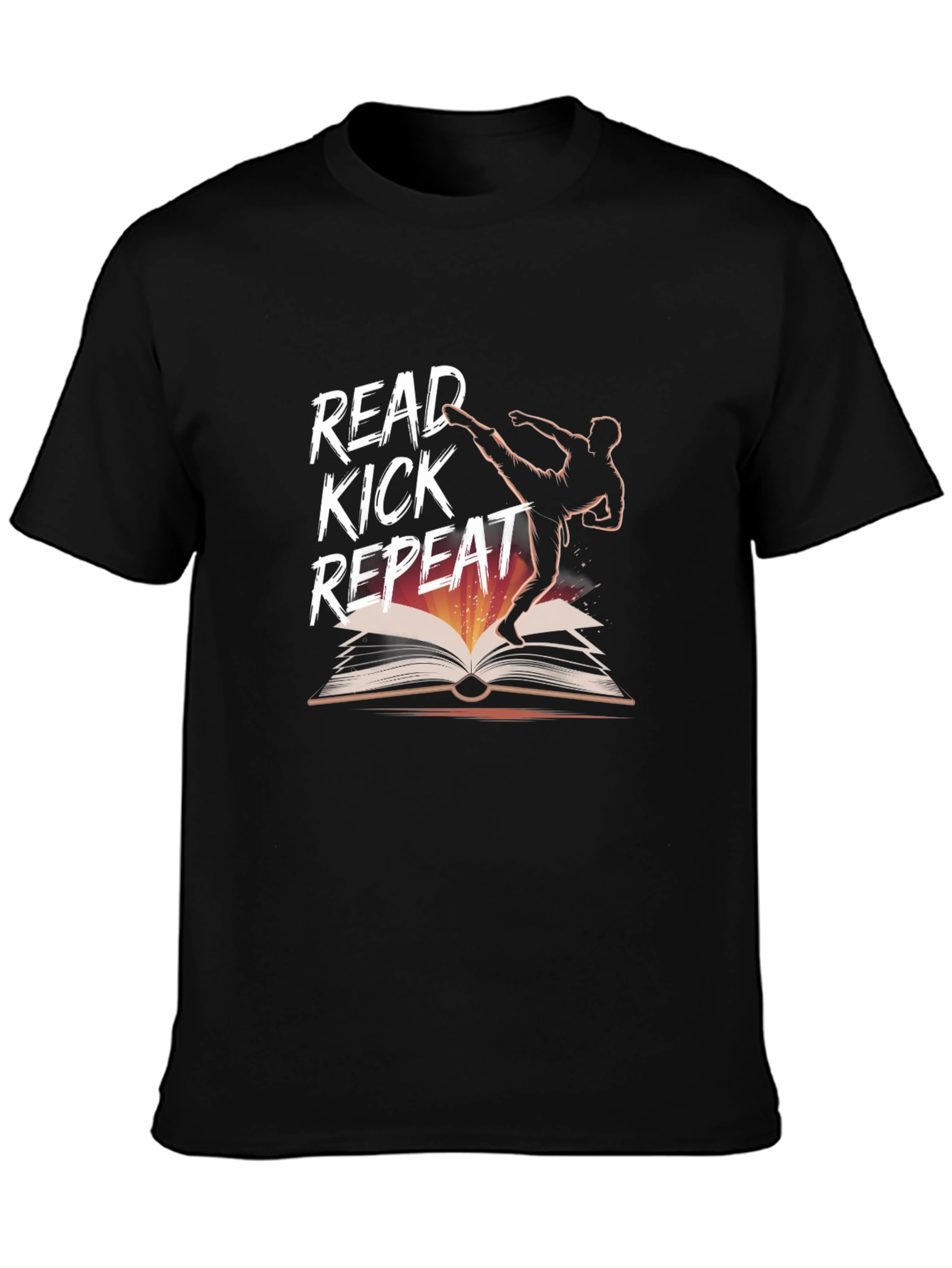 Read Kick Repeat Martial Arts T-Shirt