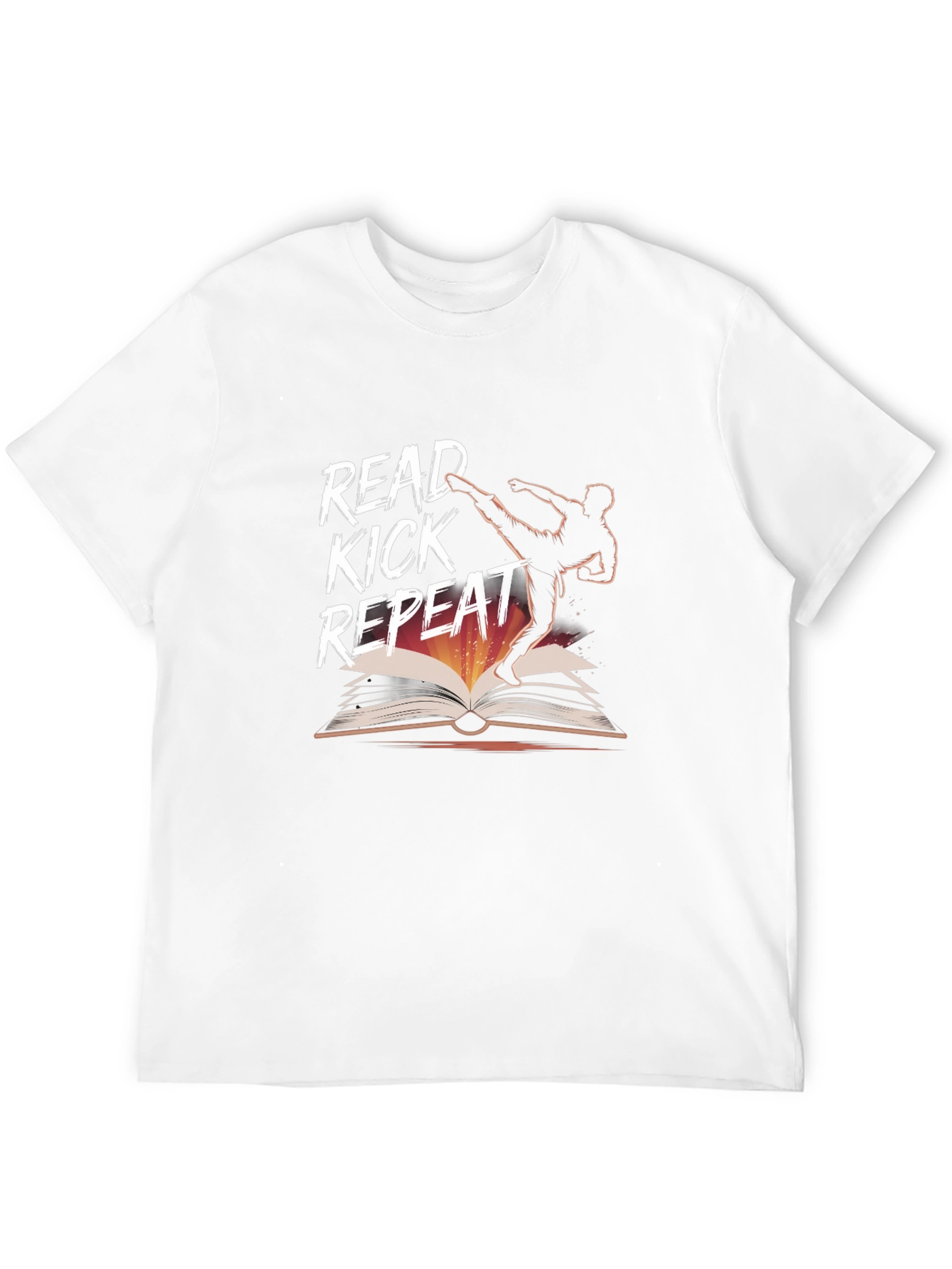 Read Kick Repeat Martial Arts T-Shirt