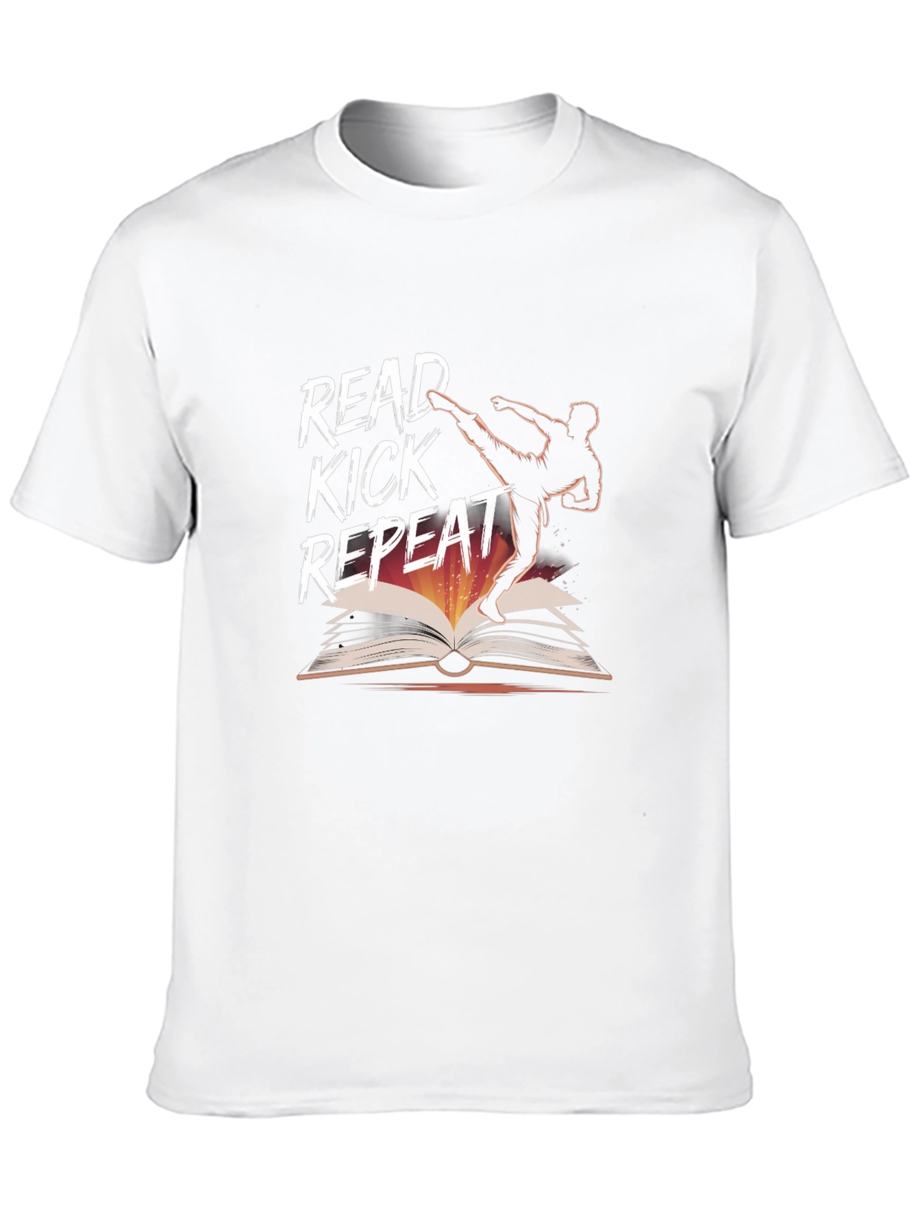 Read Kick Repeat Martial Arts T-Shirt
