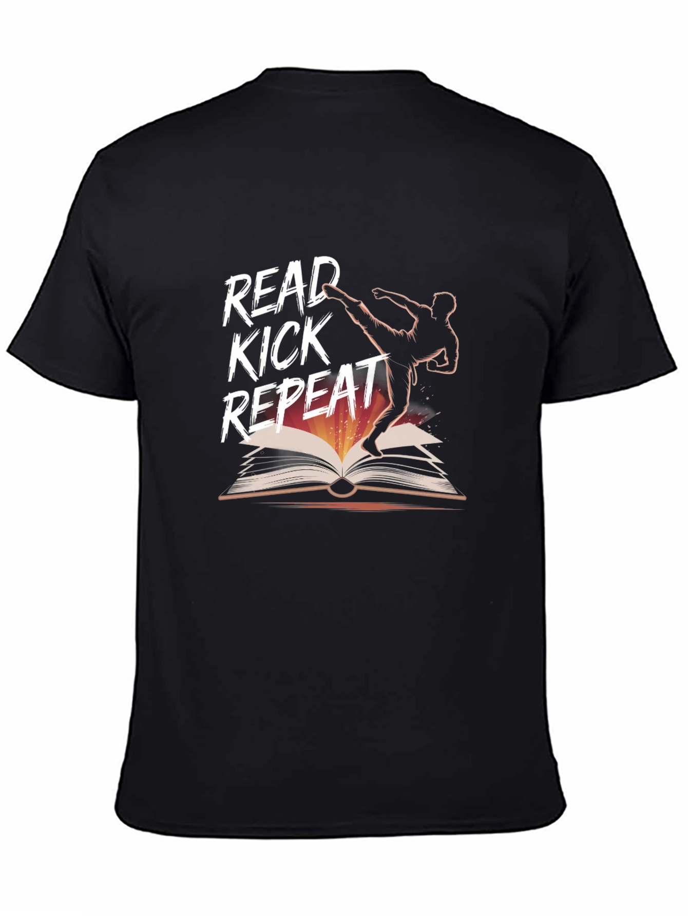 Read Kick Repeat Martial Arts T-Shirt