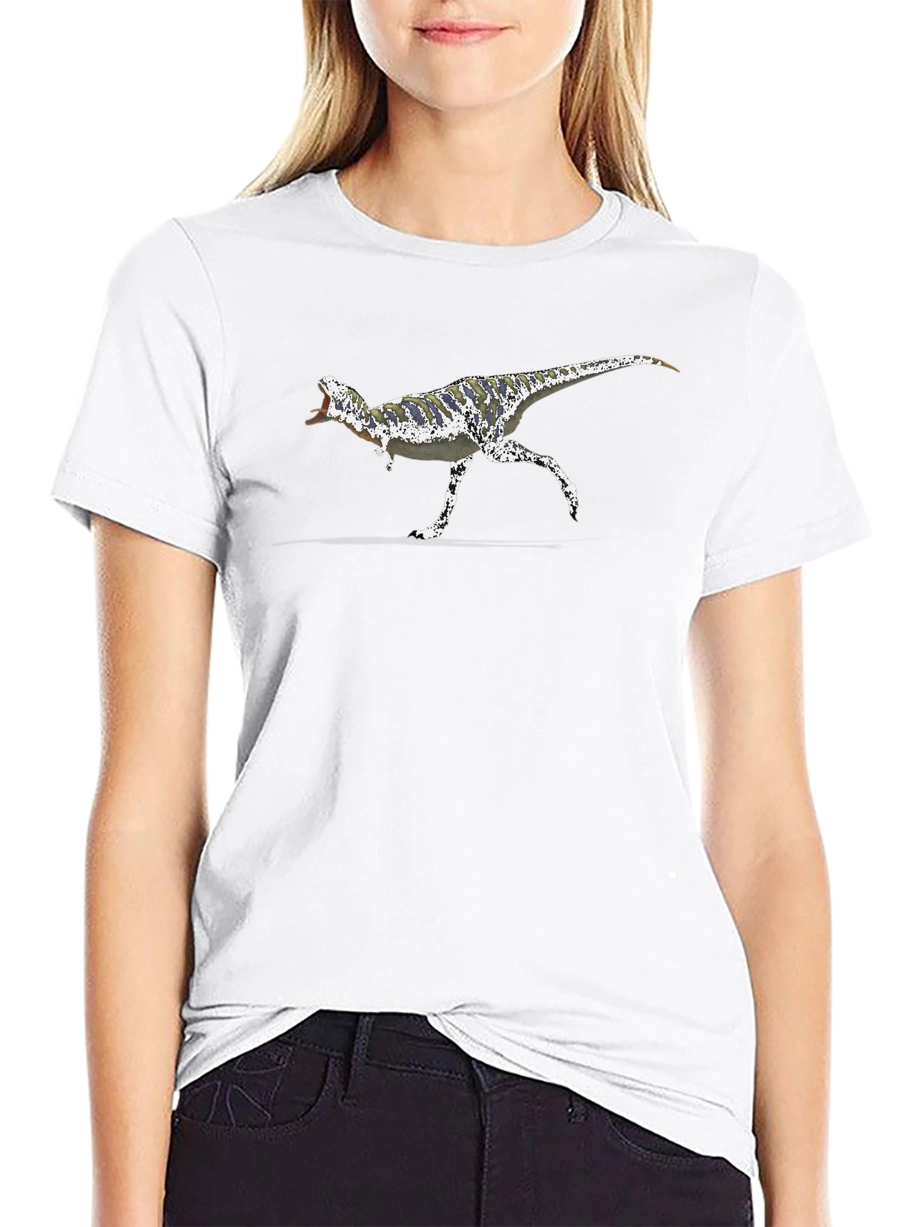 Dinosaur Graphic Black Tee