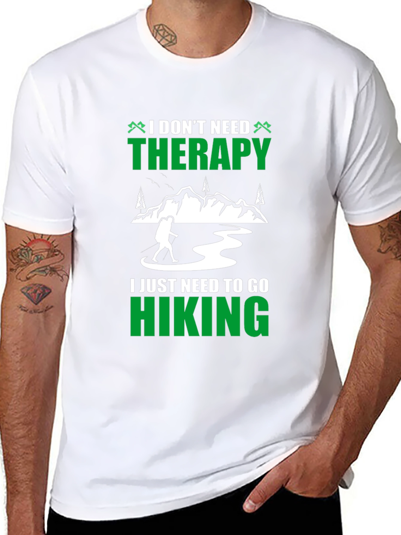 Hiking Therapy T-Shirt - Nature Lover Tee