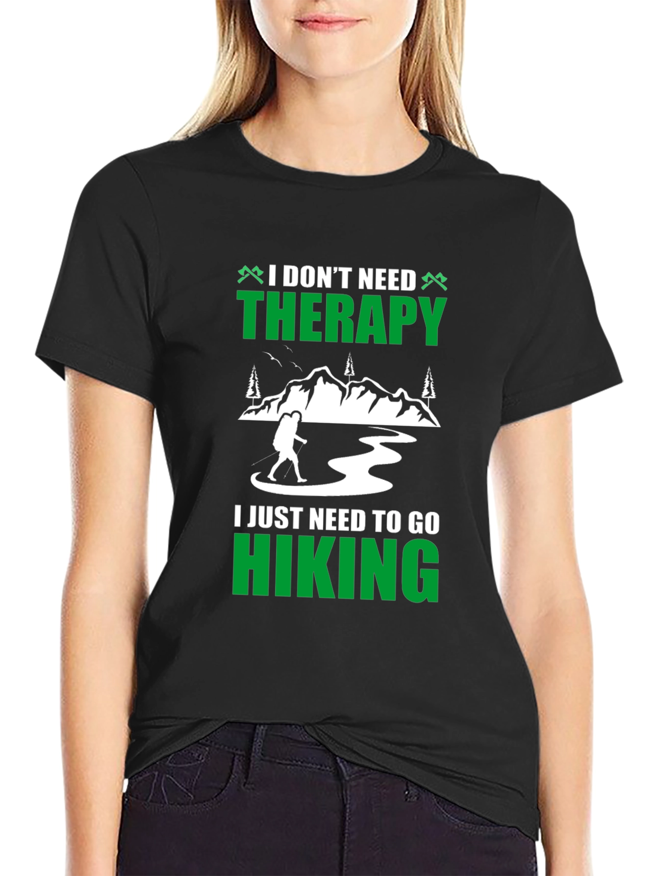 Hiking Therapy T-Shirt - Nature Lover Tee