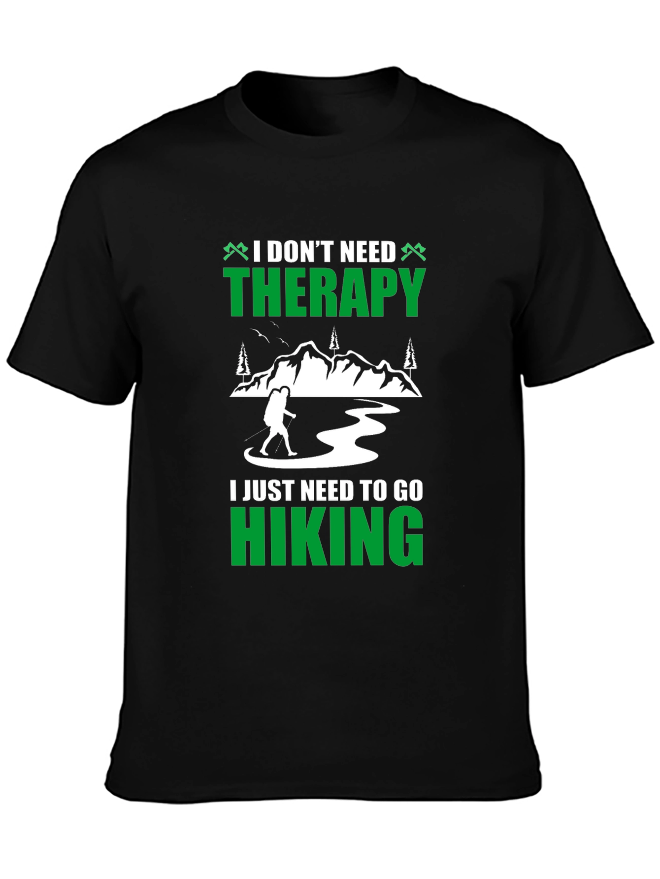 Hiking Therapy T-Shirt - Nature Lover Tee