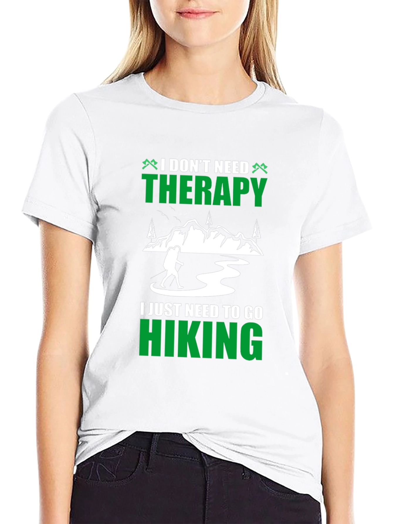 Hiking Therapy T-Shirt - Nature Lover Tee