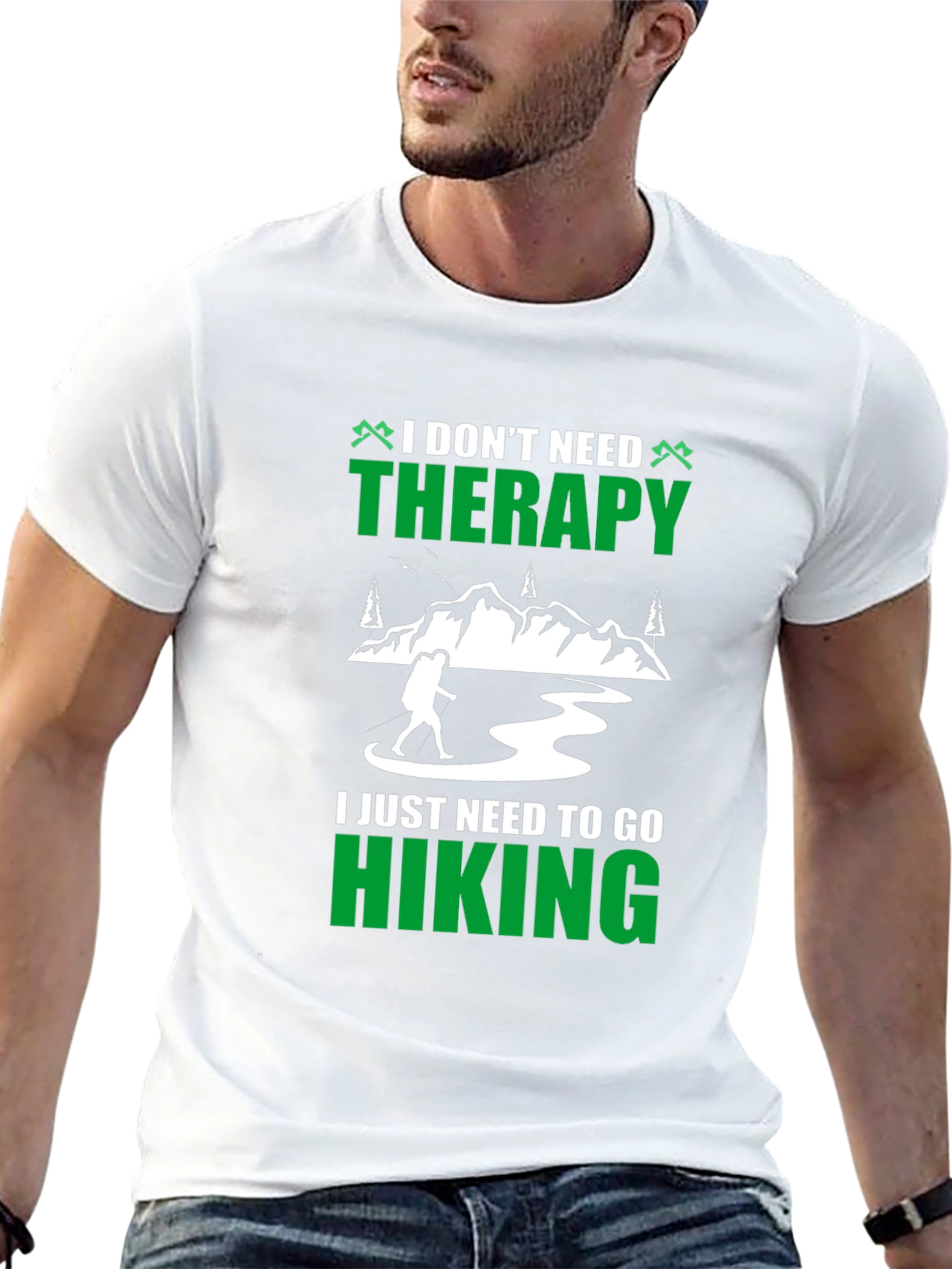 Hiking Therapy T-Shirt - Nature Lover Tee