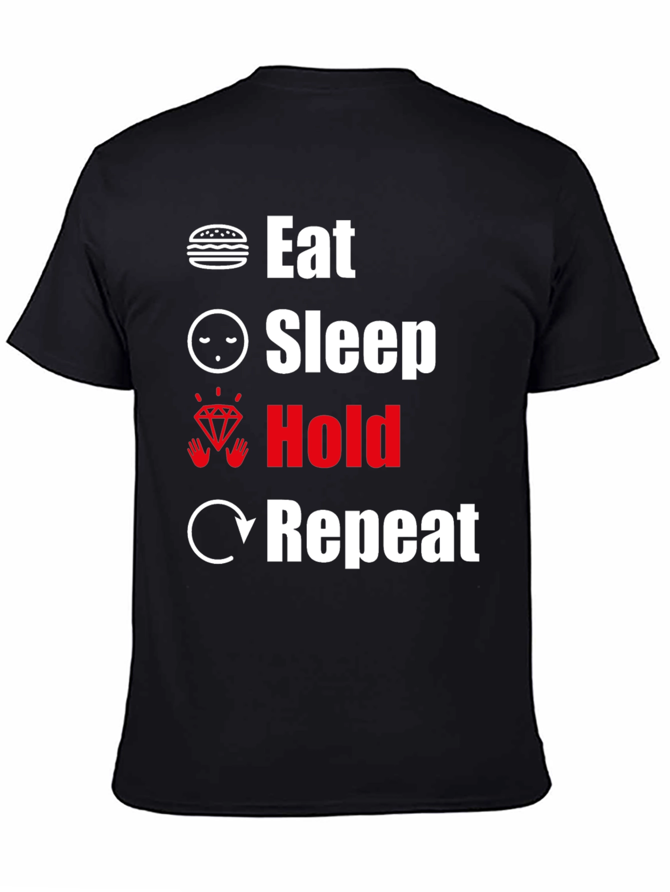 Eat Sleep Hold Repeat Graphic Tee