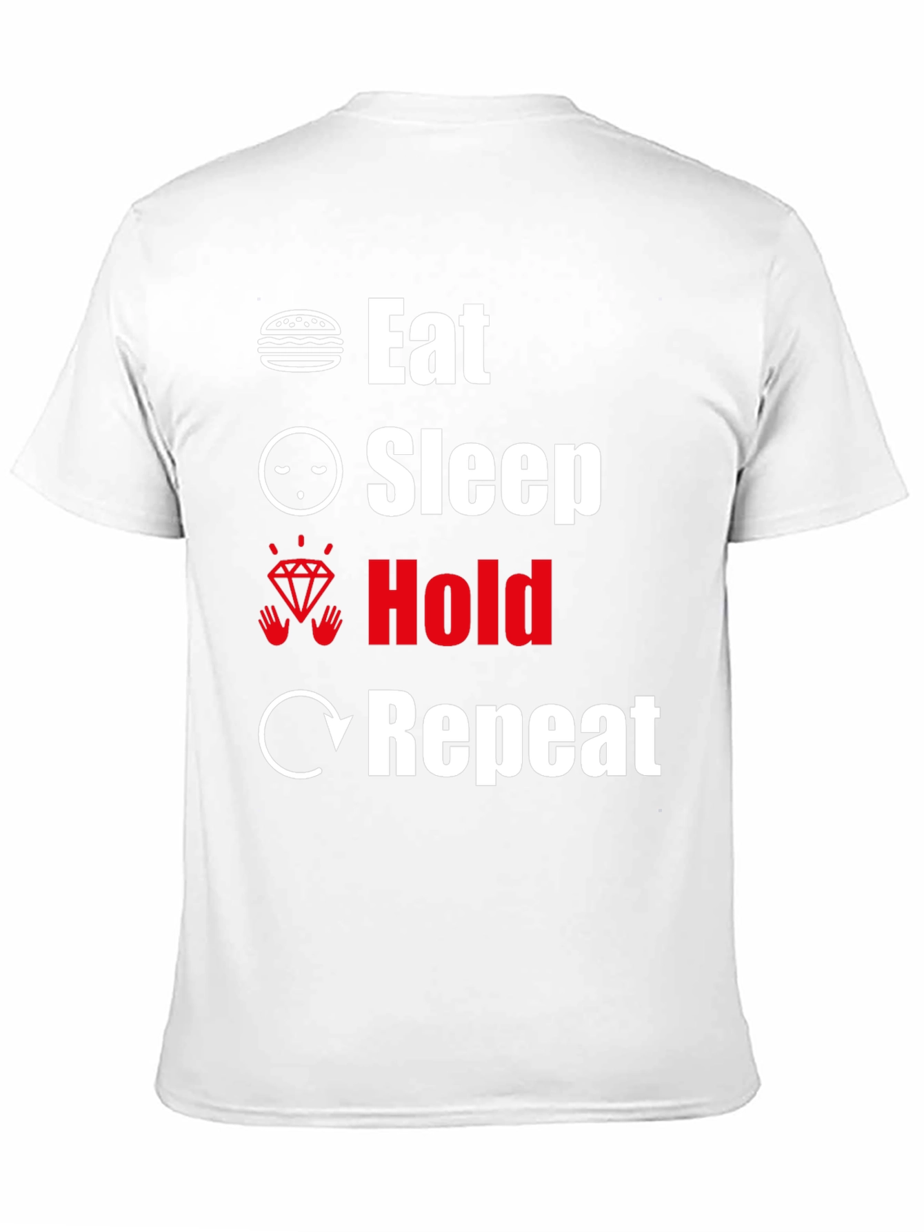 Eat Sleep Hold Repeat Graphic Tee
