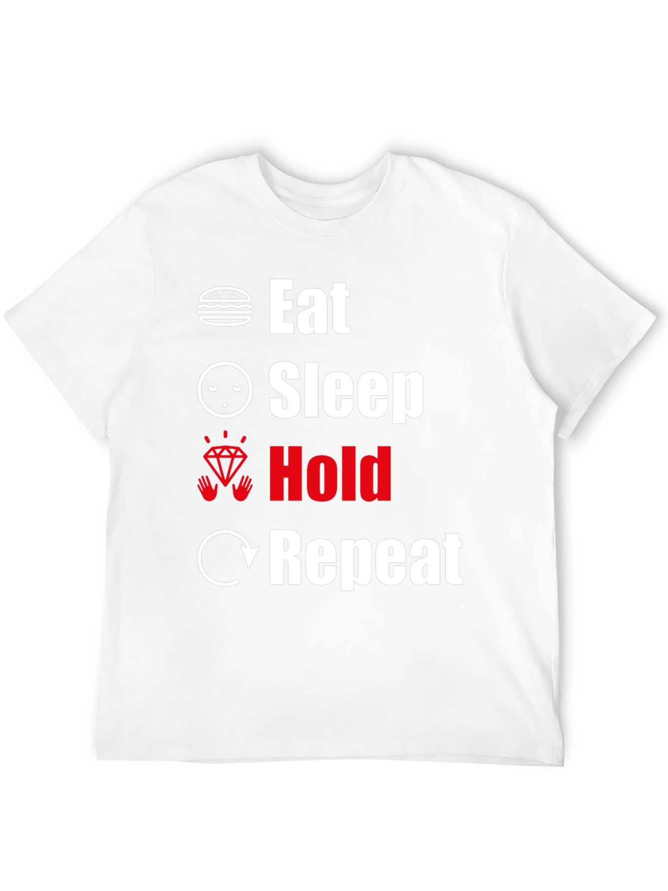 Eat Sleep Hold Repeat Graphic Tee