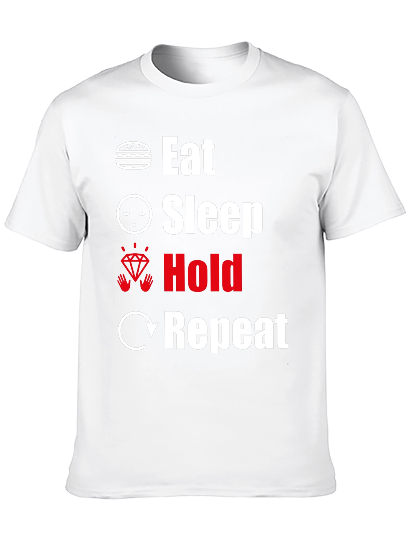 Eat Sleep Hold Repeat Graphic Tee