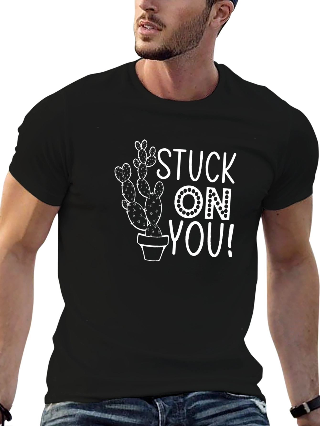 Stuck on You T-Shirt Cactus Tee