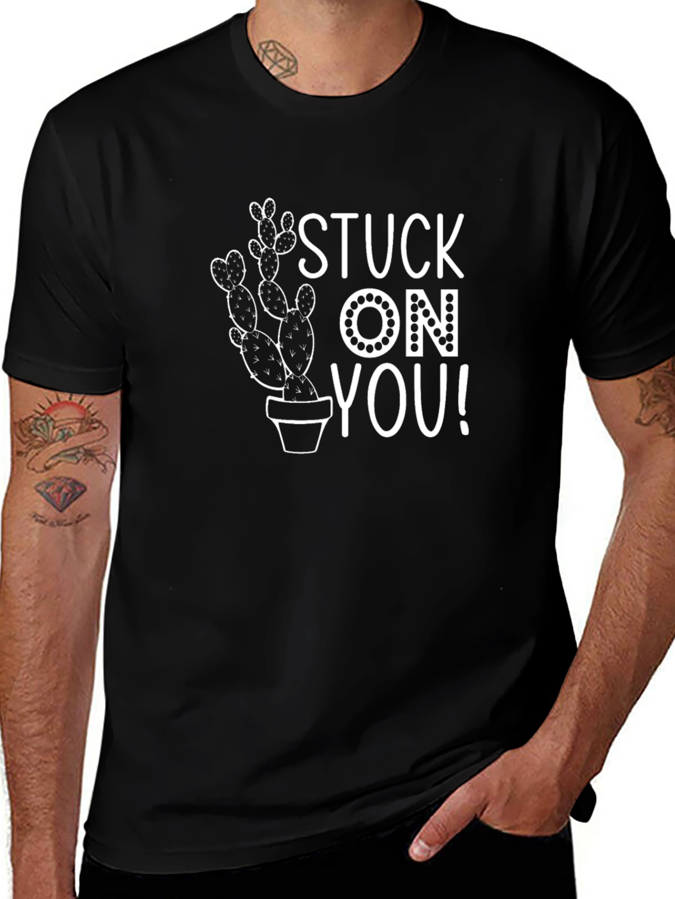 Stuck on You T-Shirt Cactus Tee