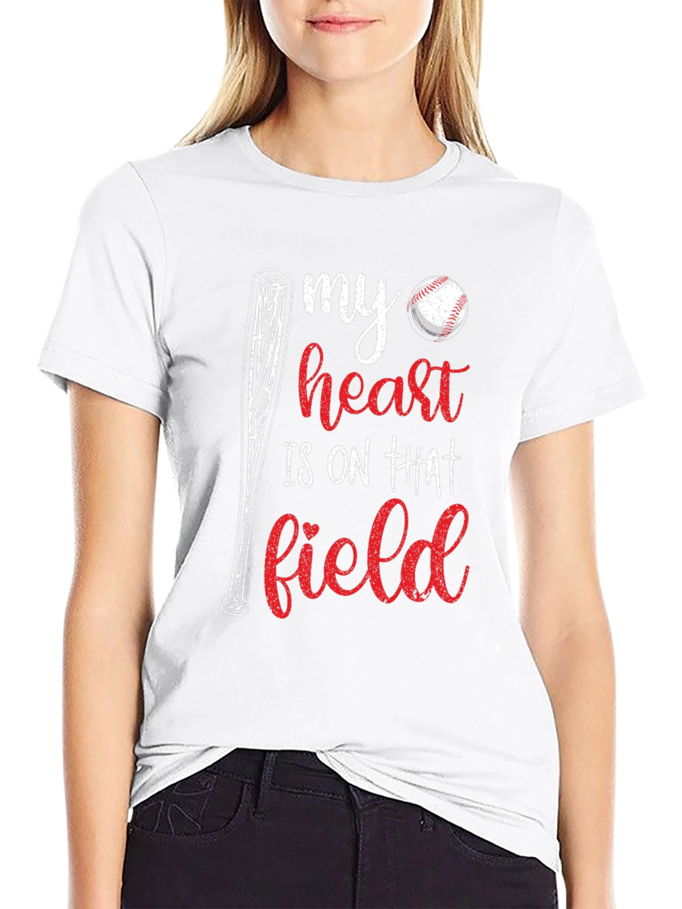 Baseball Heart T-Shirt